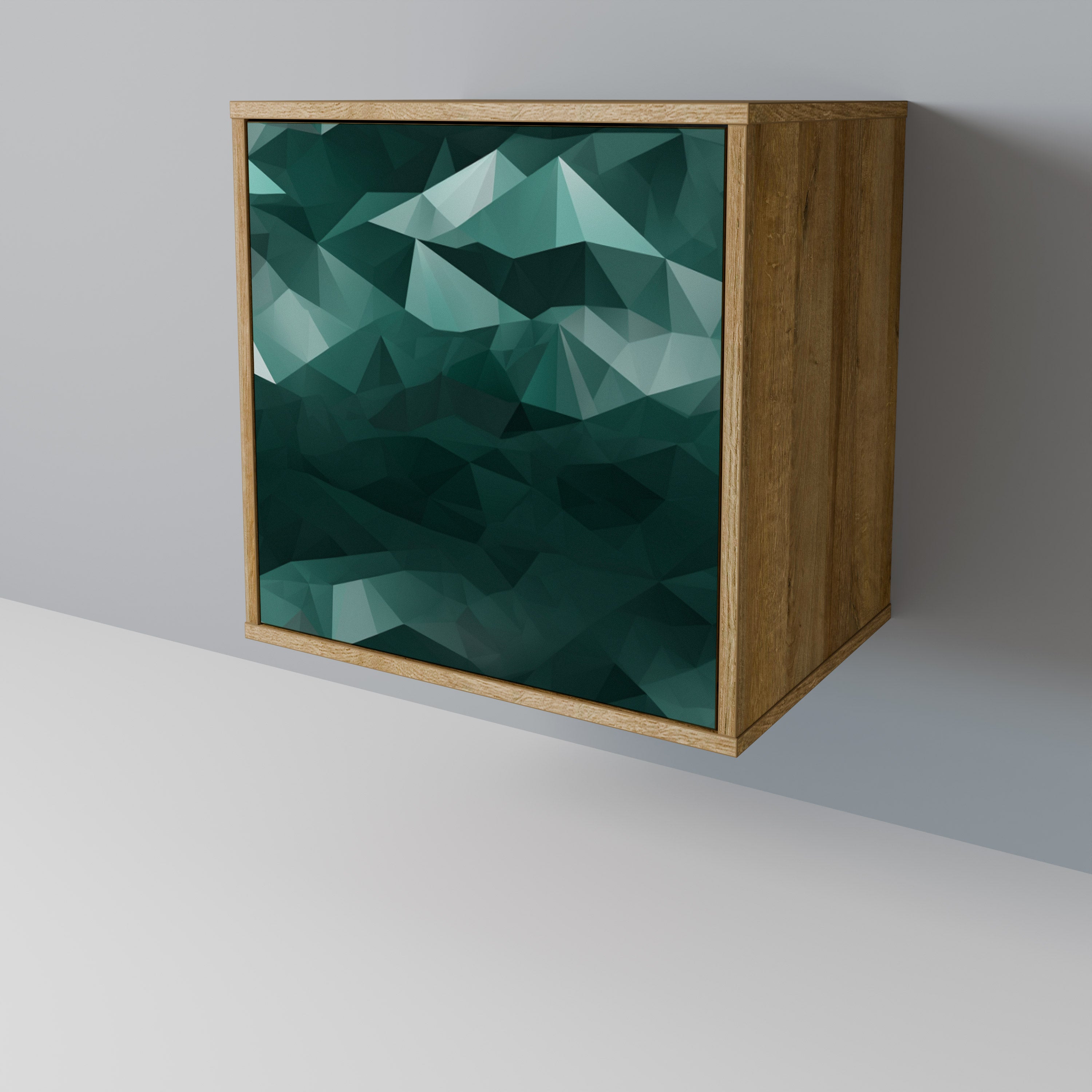 POLYGONAL FLOATING Komoda 1-drzwiowa korpus Dąb Riva
