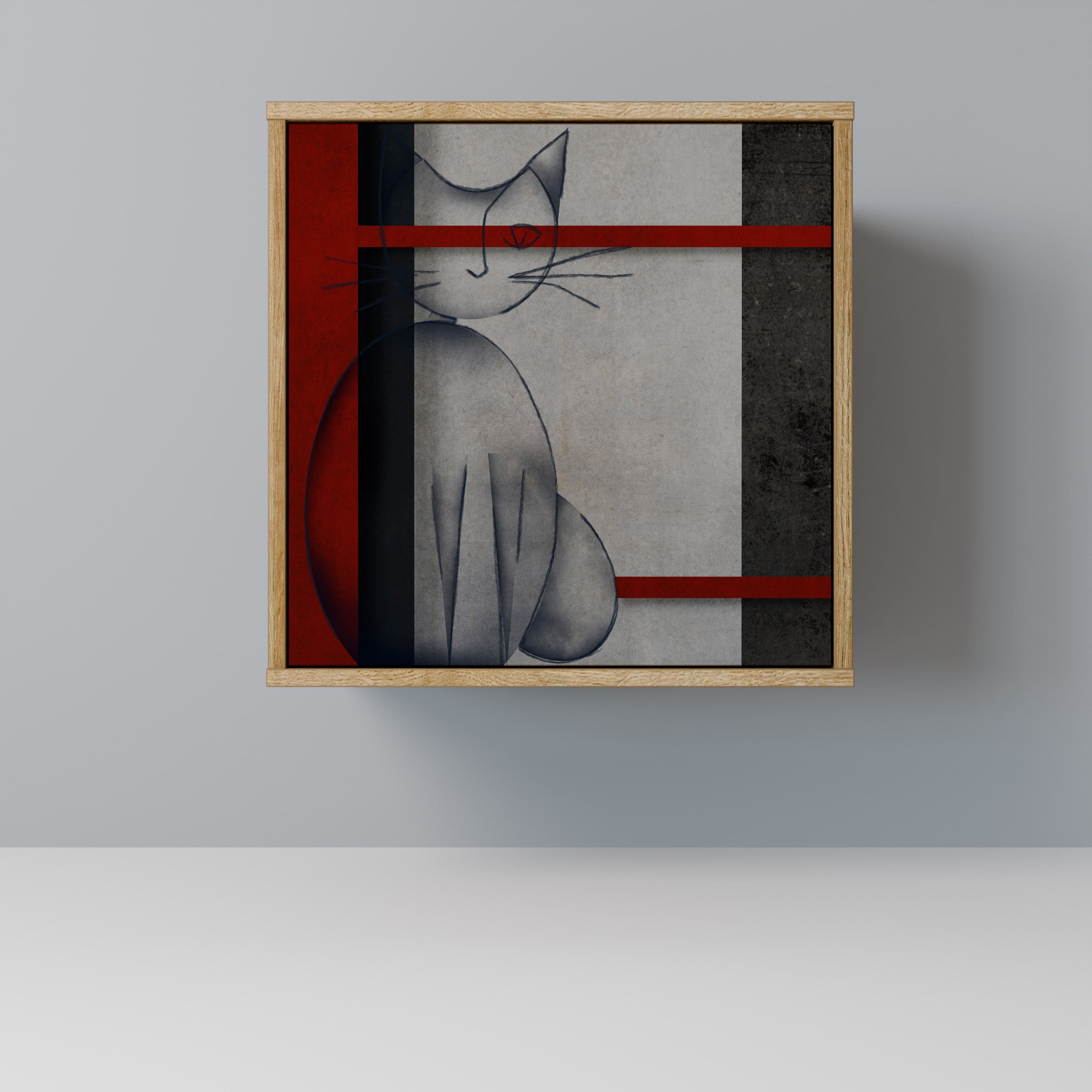 GRAY FIGURES Komoda 1-drzwiowa korpus Dąb Riva