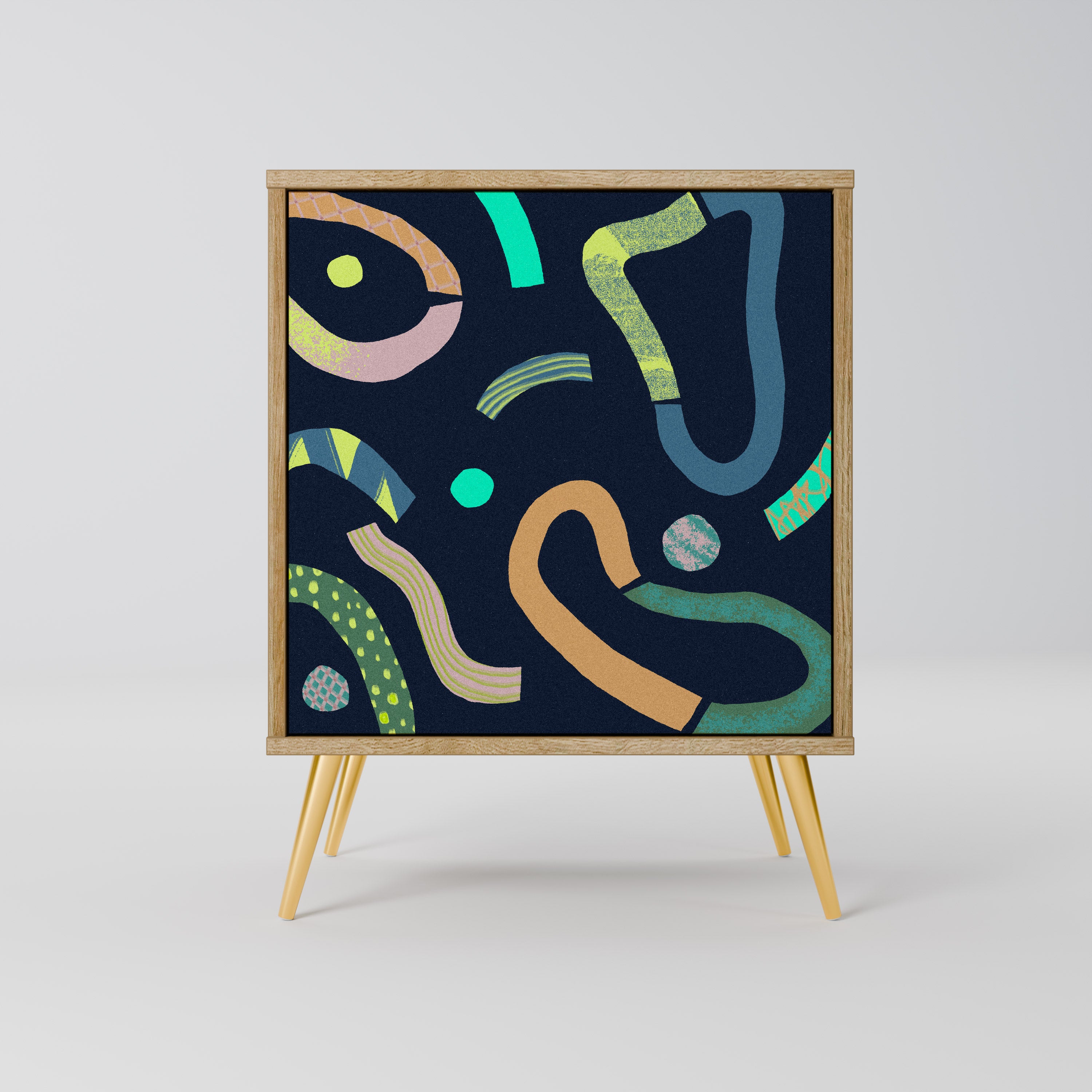 CONTRAST DANCE Komoda 1-drzwiowa korpus Dąb Riva