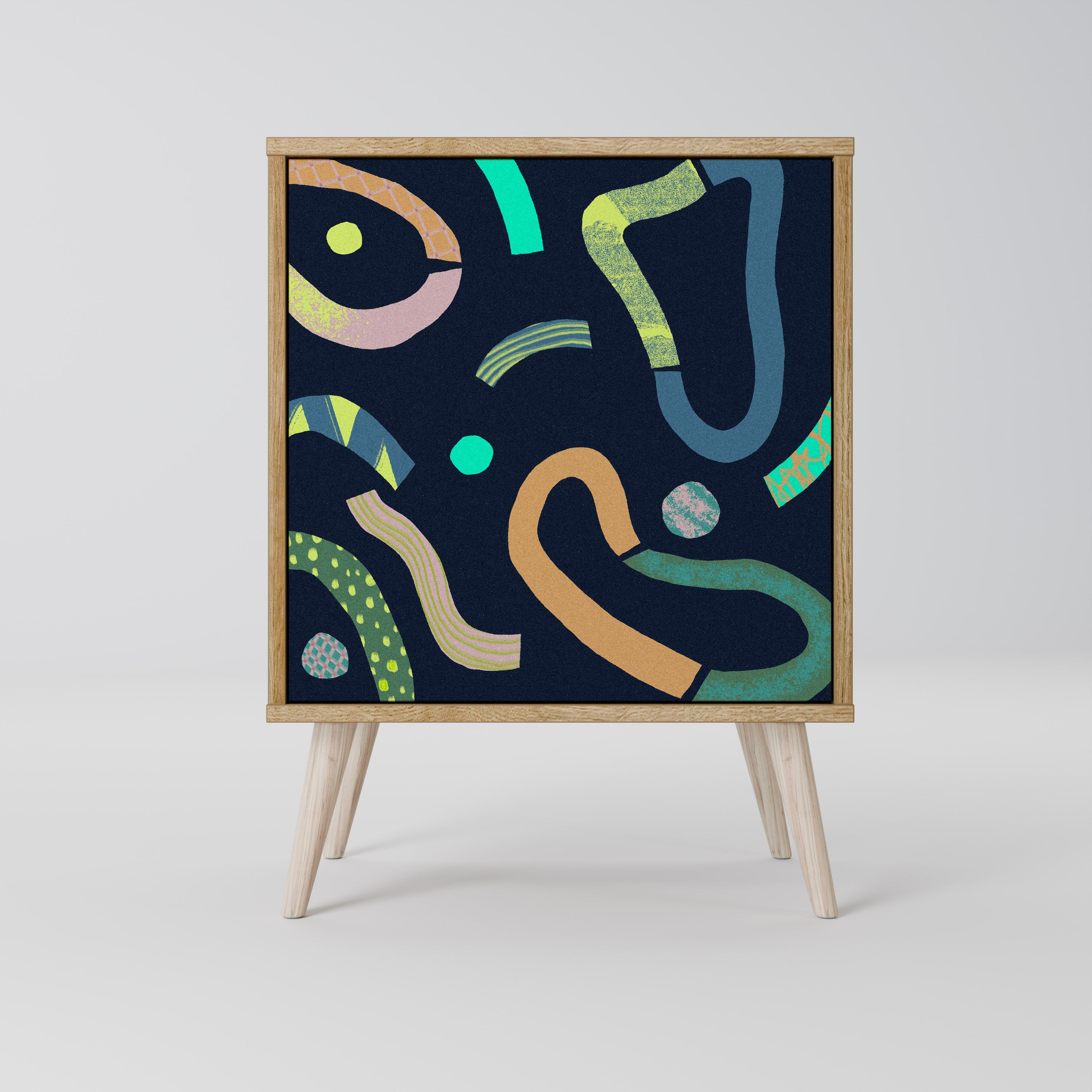 CONTRAST DANCE Komoda 1-drzwiowa korpus Dąb Riva