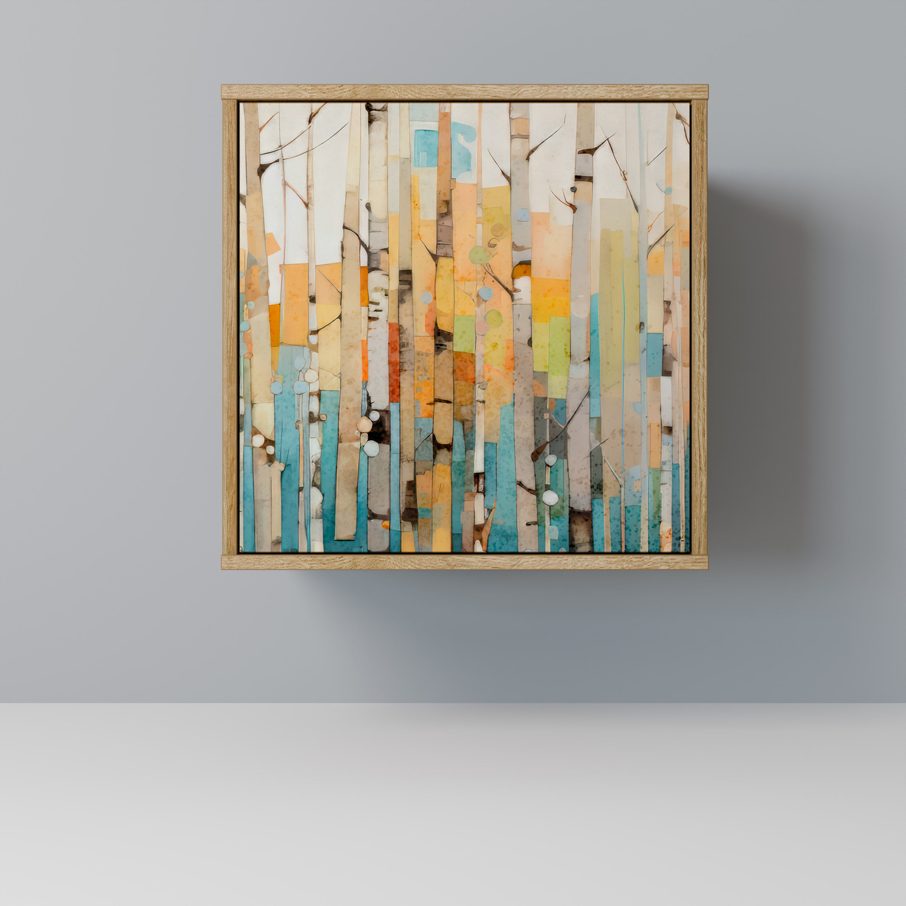 BIRCH KALEIDOSCOPE Komoda 1-drzwiowa korpus Dąb Riva