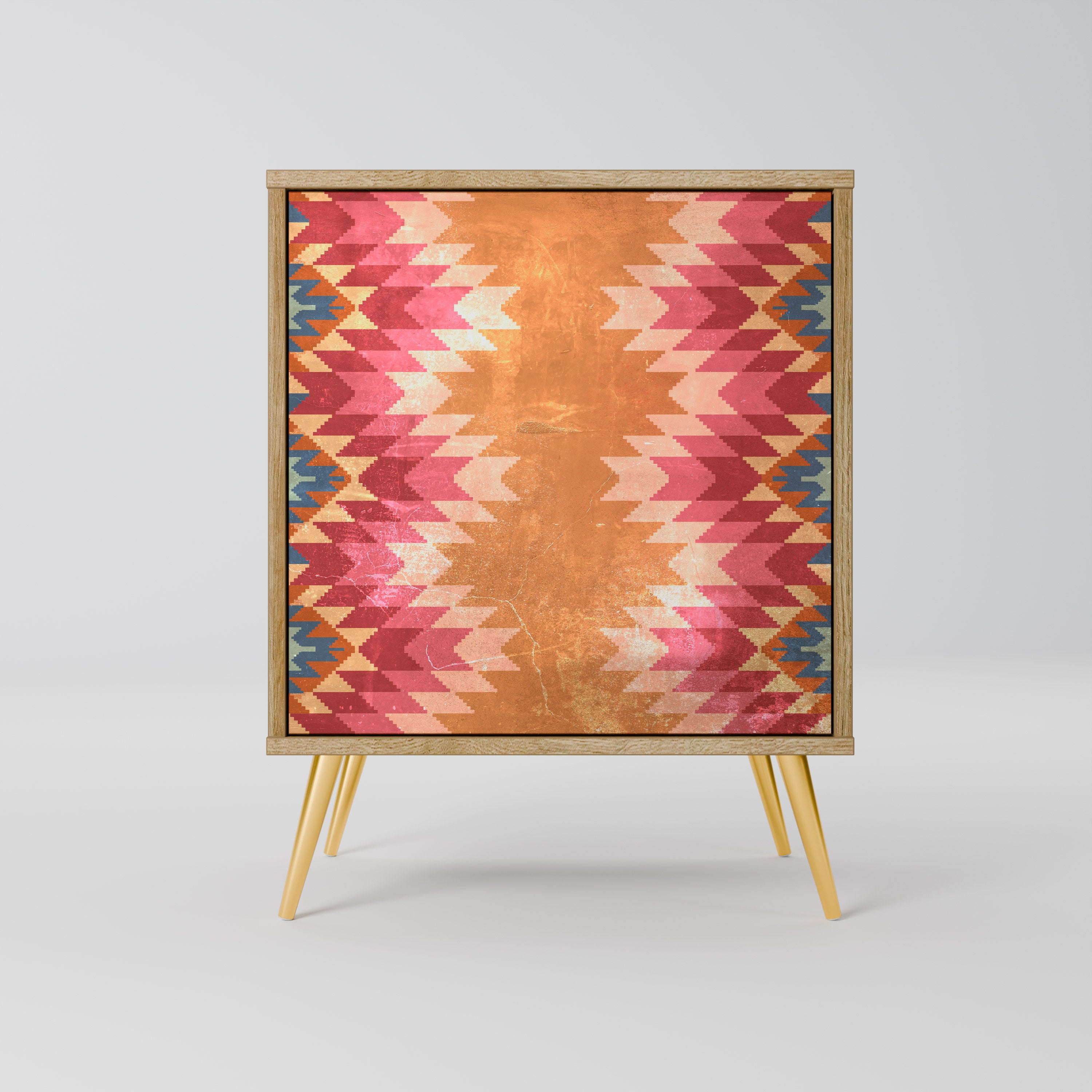 INDIAN FOLK Komoda 1-drzwiowa korpus Dąb Riva