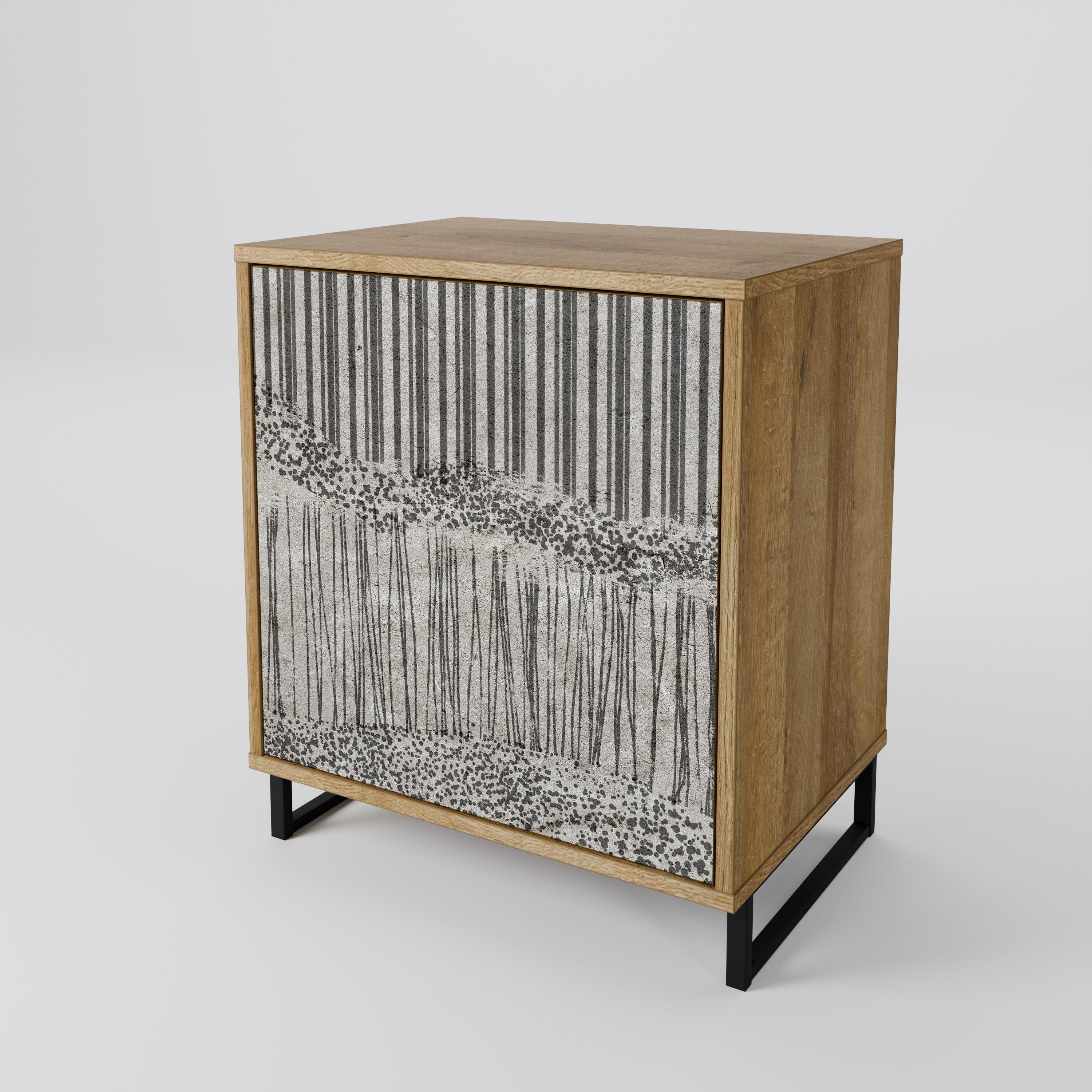 GRAIN LINES Komoda 1-drzwiowa korpus Dąb Riva