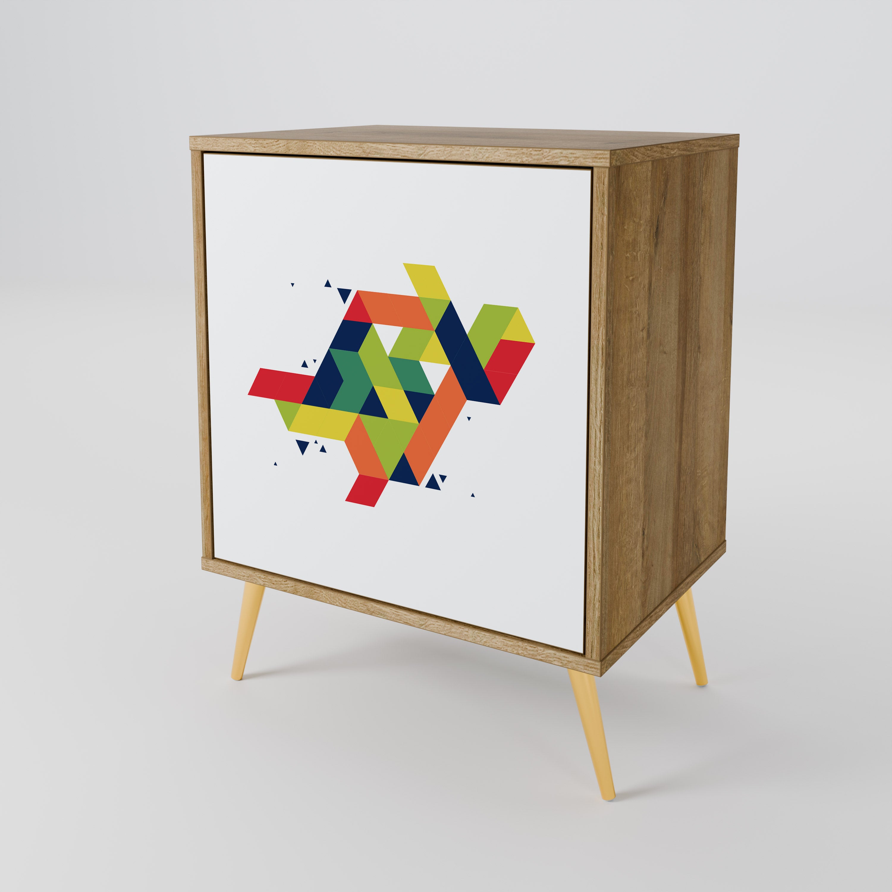 FUTURE SIGN Komoda 1-drzwiowa korpus Dąb Riva