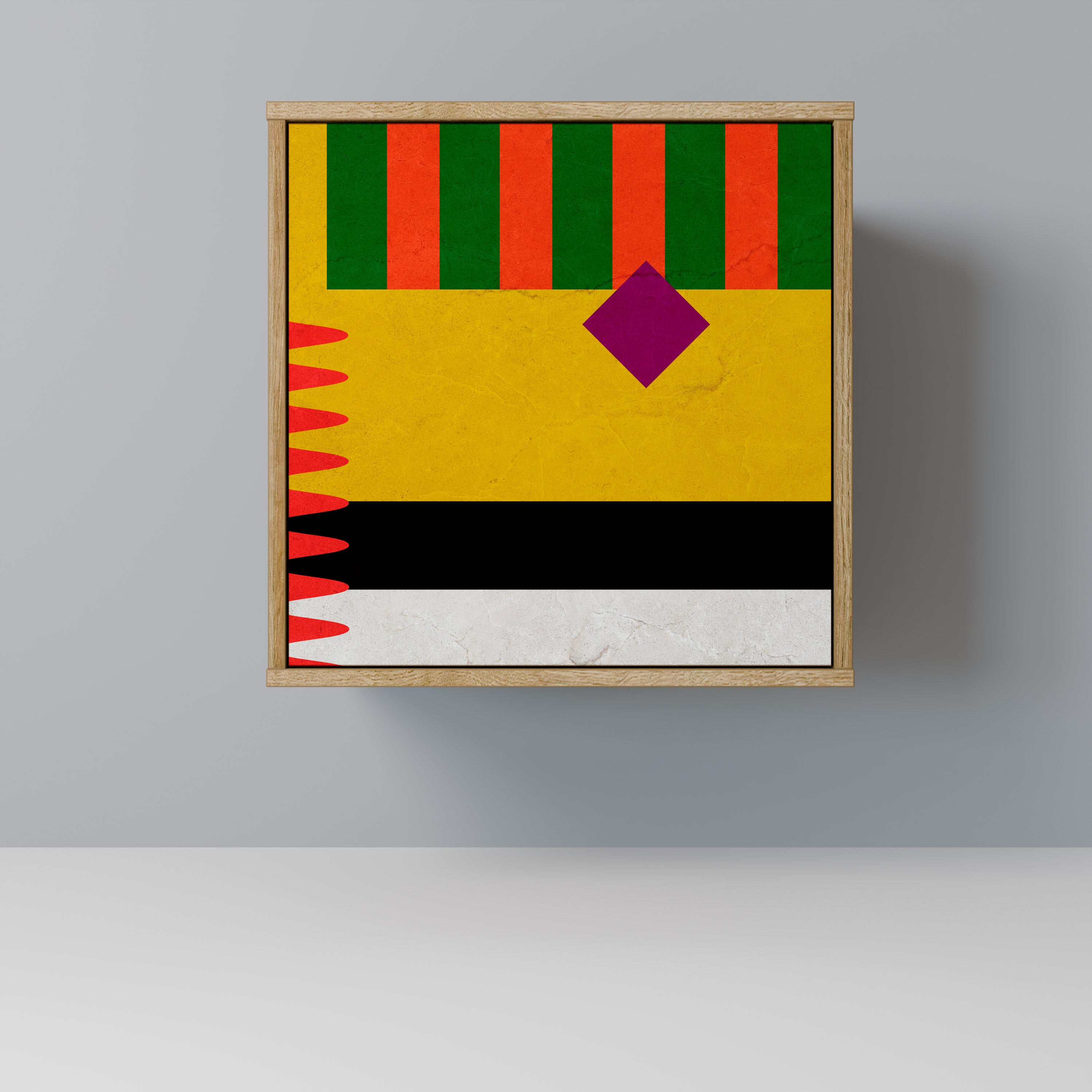 VIVID ART Komoda 1-drzwiowa korpus Dąb Riva