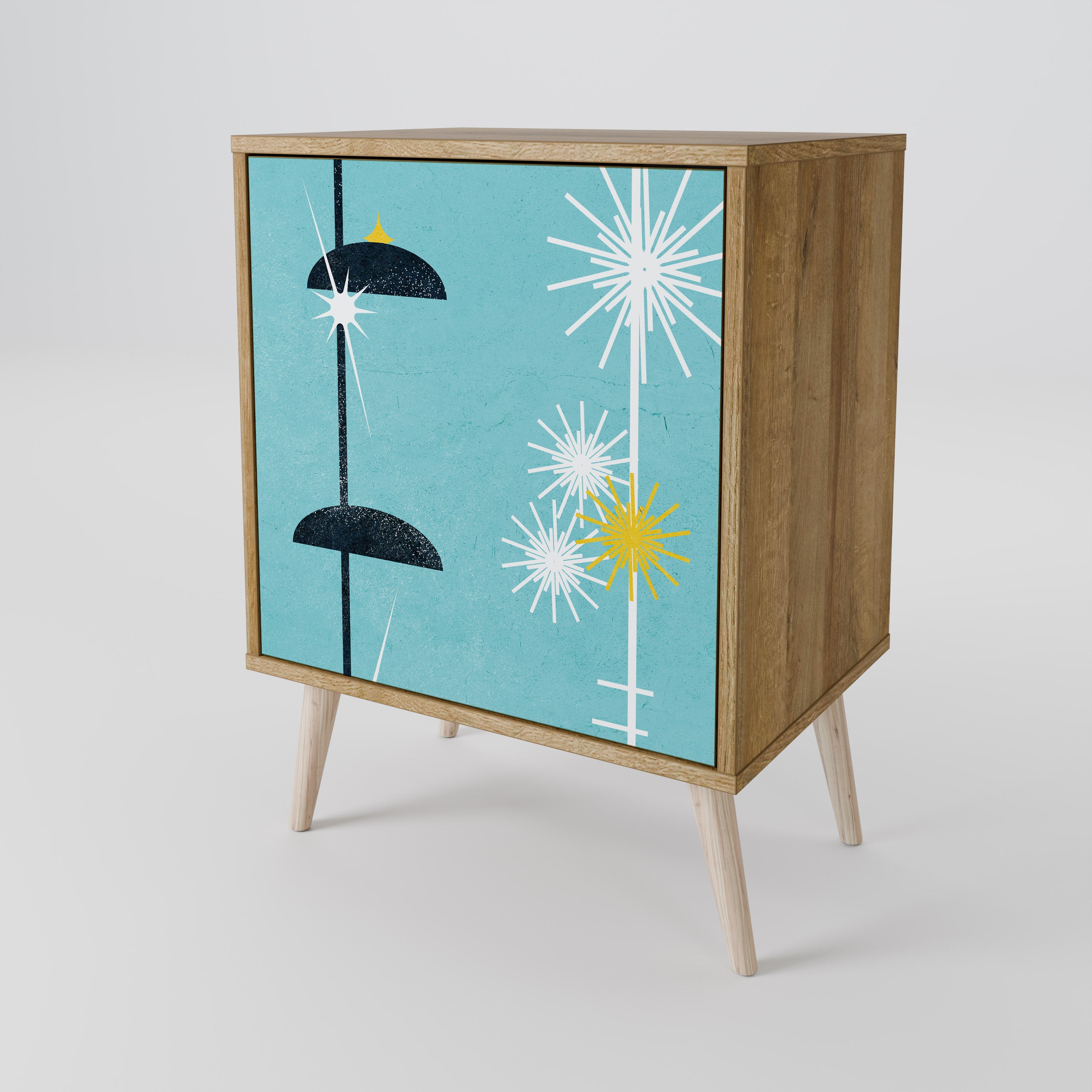 PATHS TO HAPPINESS Komoda 1-drzwiowa korpus Dąb Riva