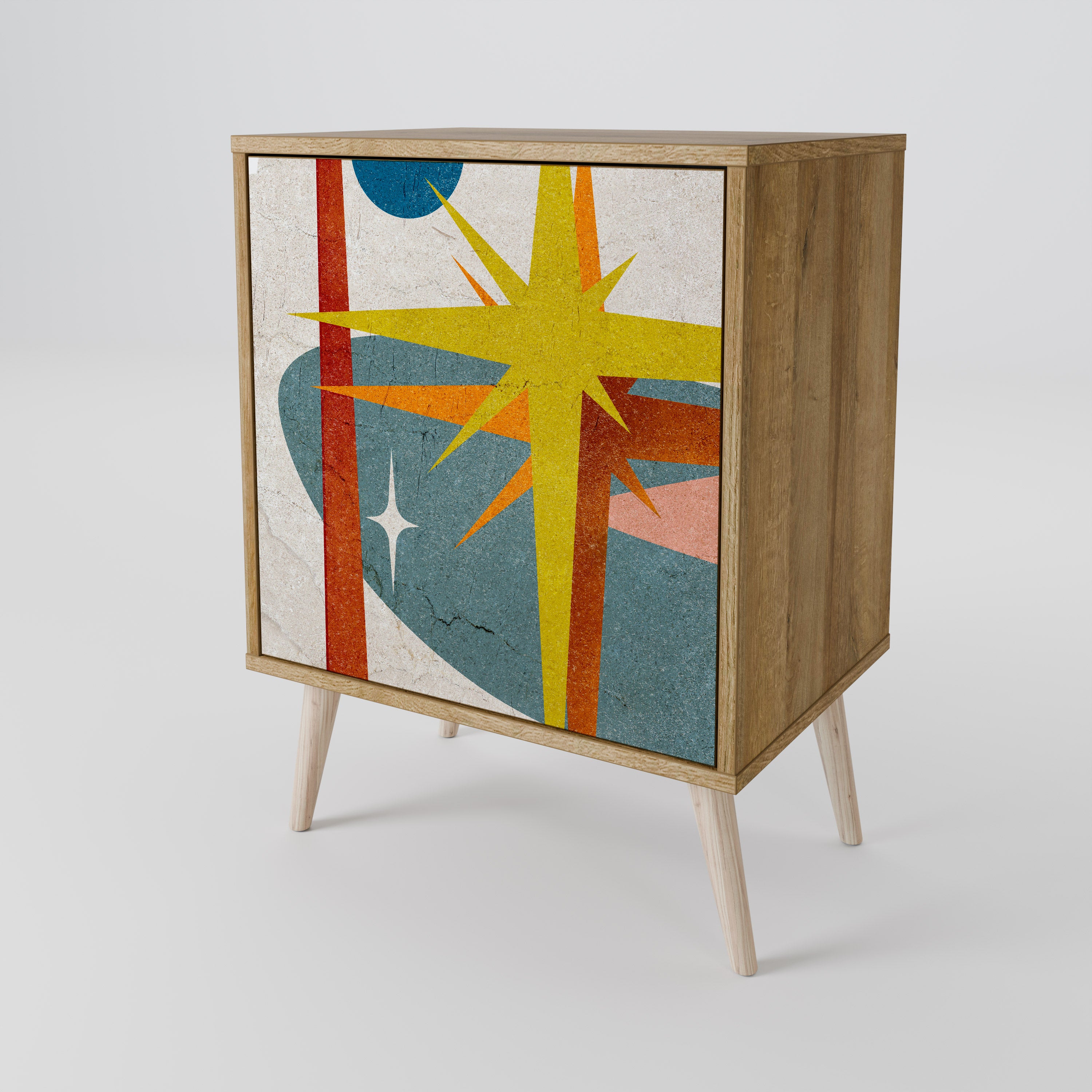 INTERSTELLAR VIBES Komoda 1-drzwiowa korpus Dąb Riva