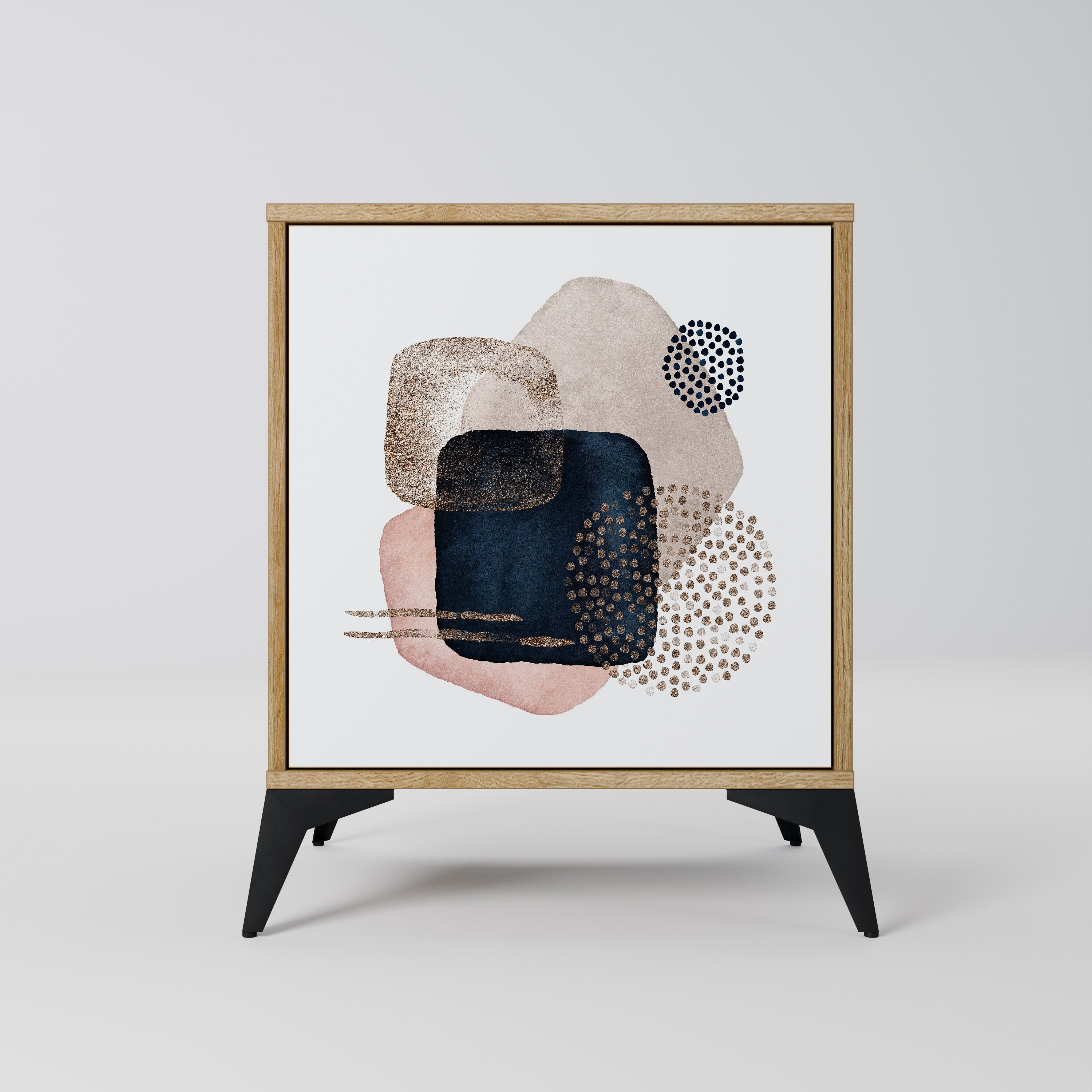 COLORFUL SHAPES Komoda 1-drzwiowa korpus Dąb Riva