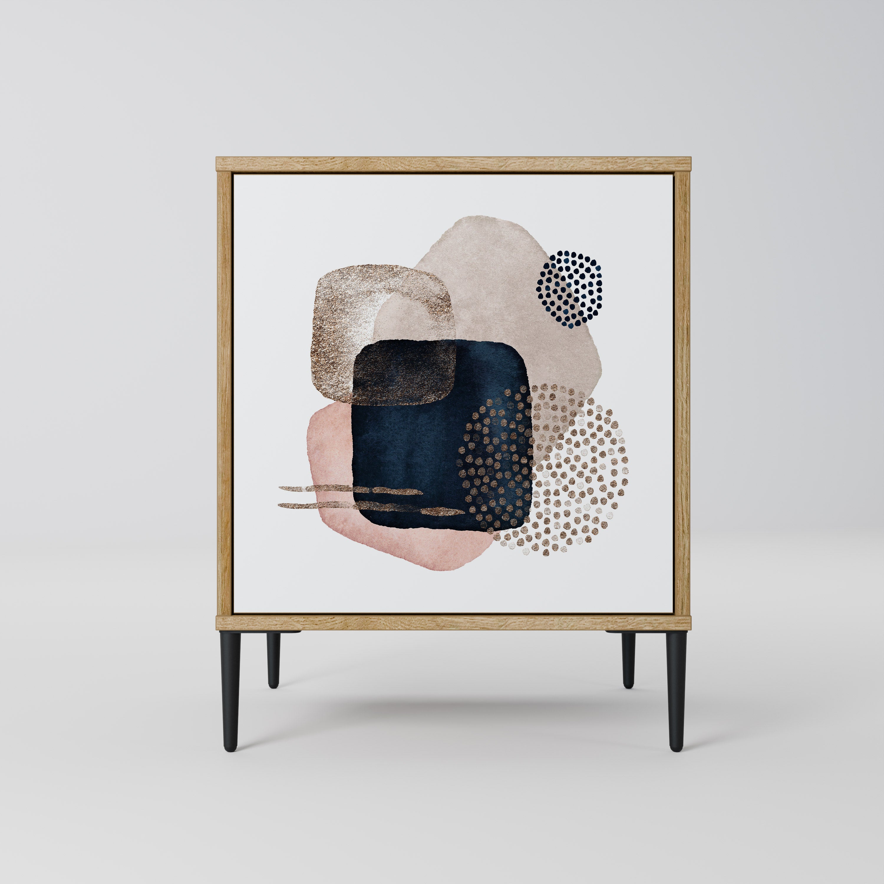 COLORFUL SHAPES Komoda 1-drzwiowa korpus Dąb Riva