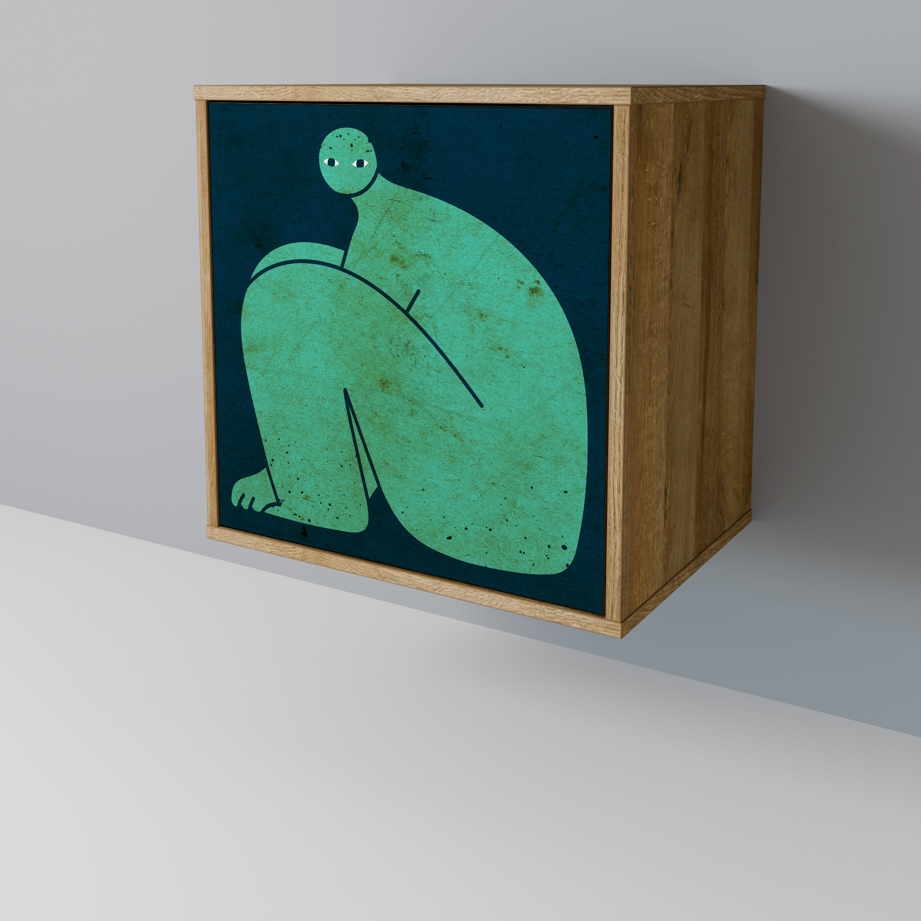 TOGETHER BUT SEPARATELY Komoda 1-drzwiowa korpus Dąb Riva