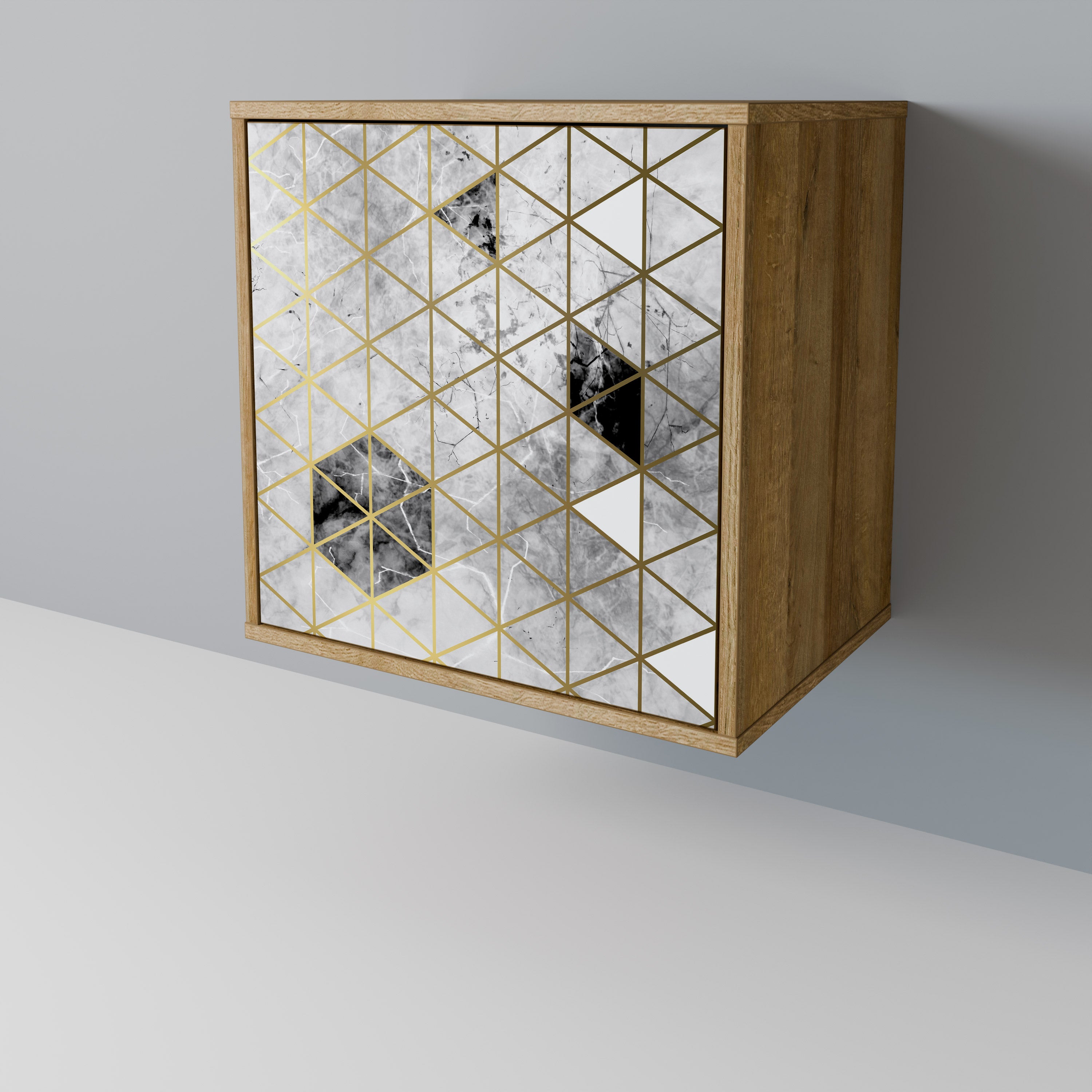 ASHEN ARIA Komoda 1-drzwiowa korpus Dąb Riva