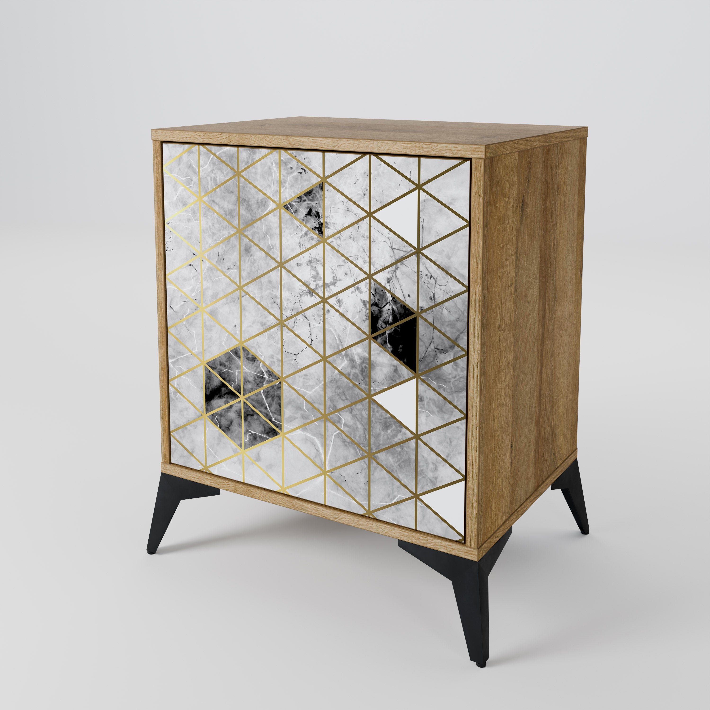 ASHEN ARIA Komoda 1-drzwiowa korpus Dąb Riva