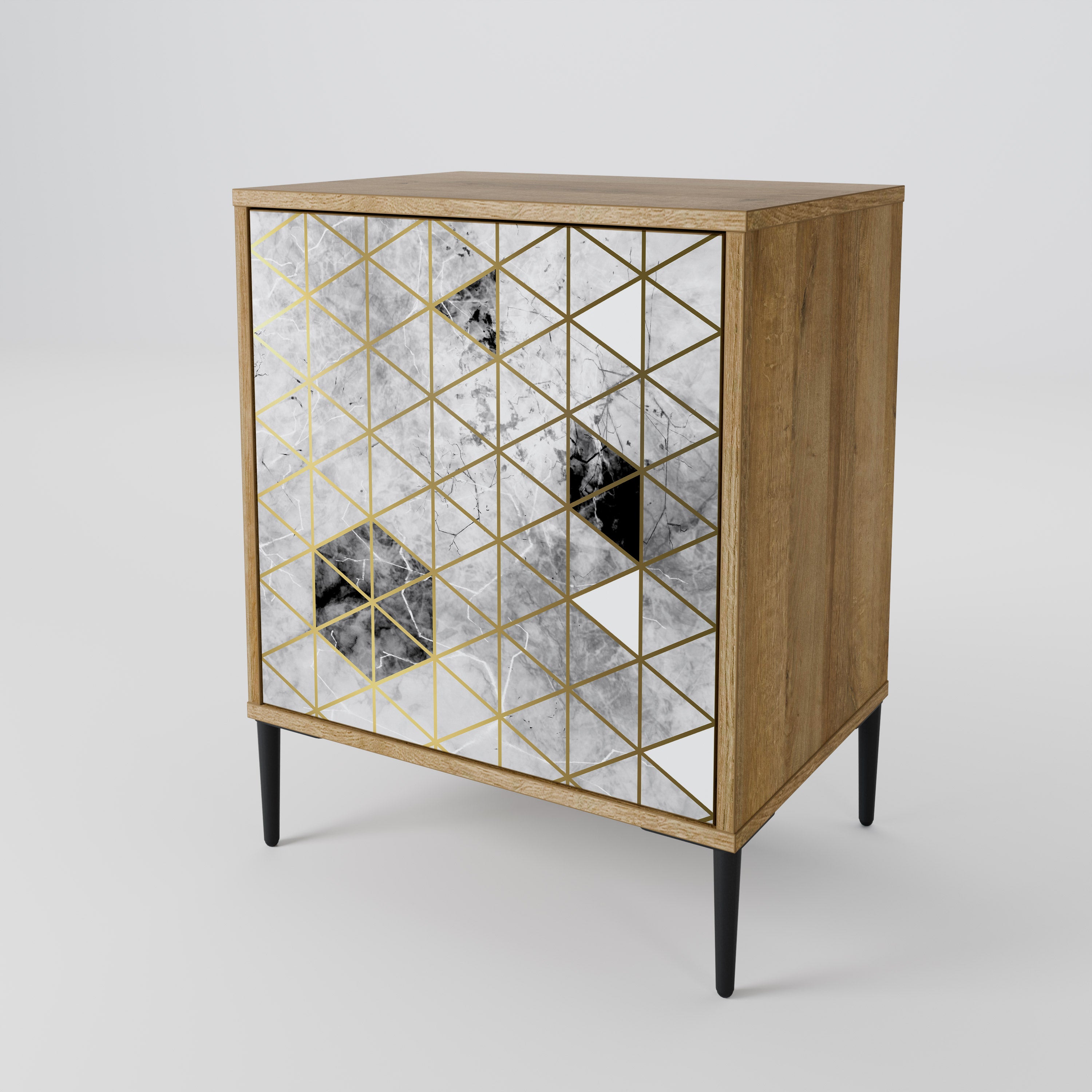 ASHEN ARIA Komoda 1-drzwiowa korpus Dąb Riva