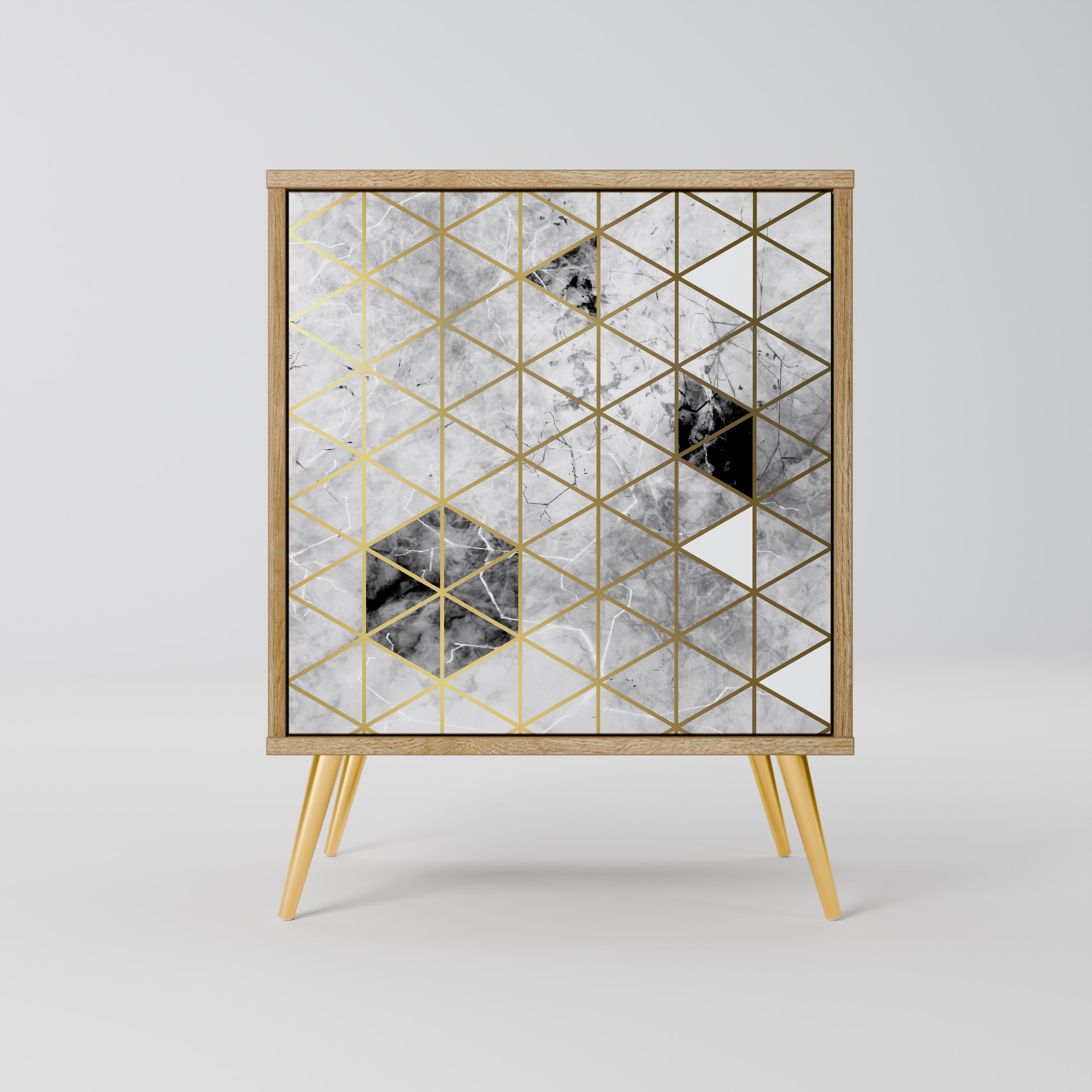 ASHEN ARIA Komoda 1-drzwiowa korpus Dąb Riva