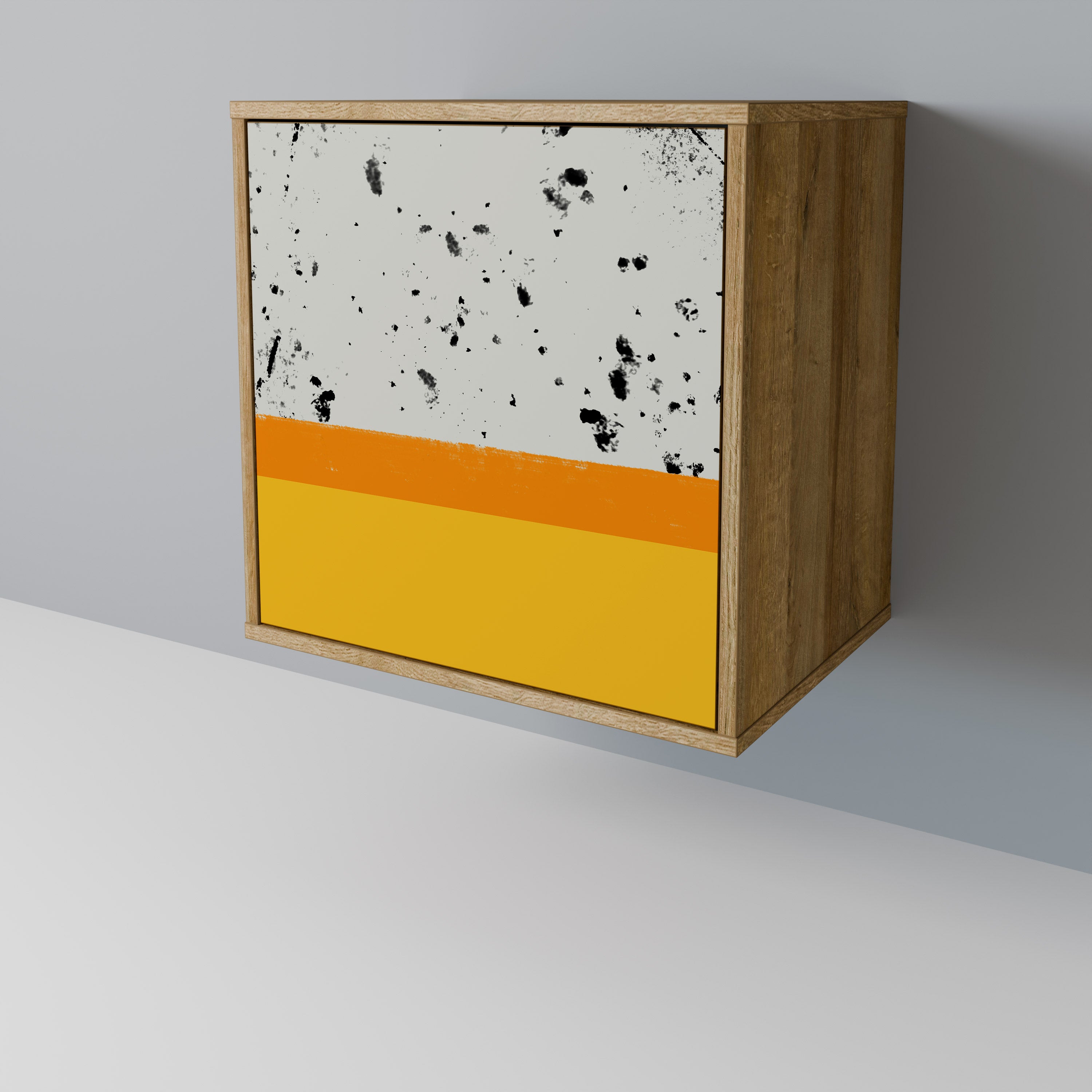 DYED BY ORANGE Komoda 1-drzwiowa korpus Dąb Riva