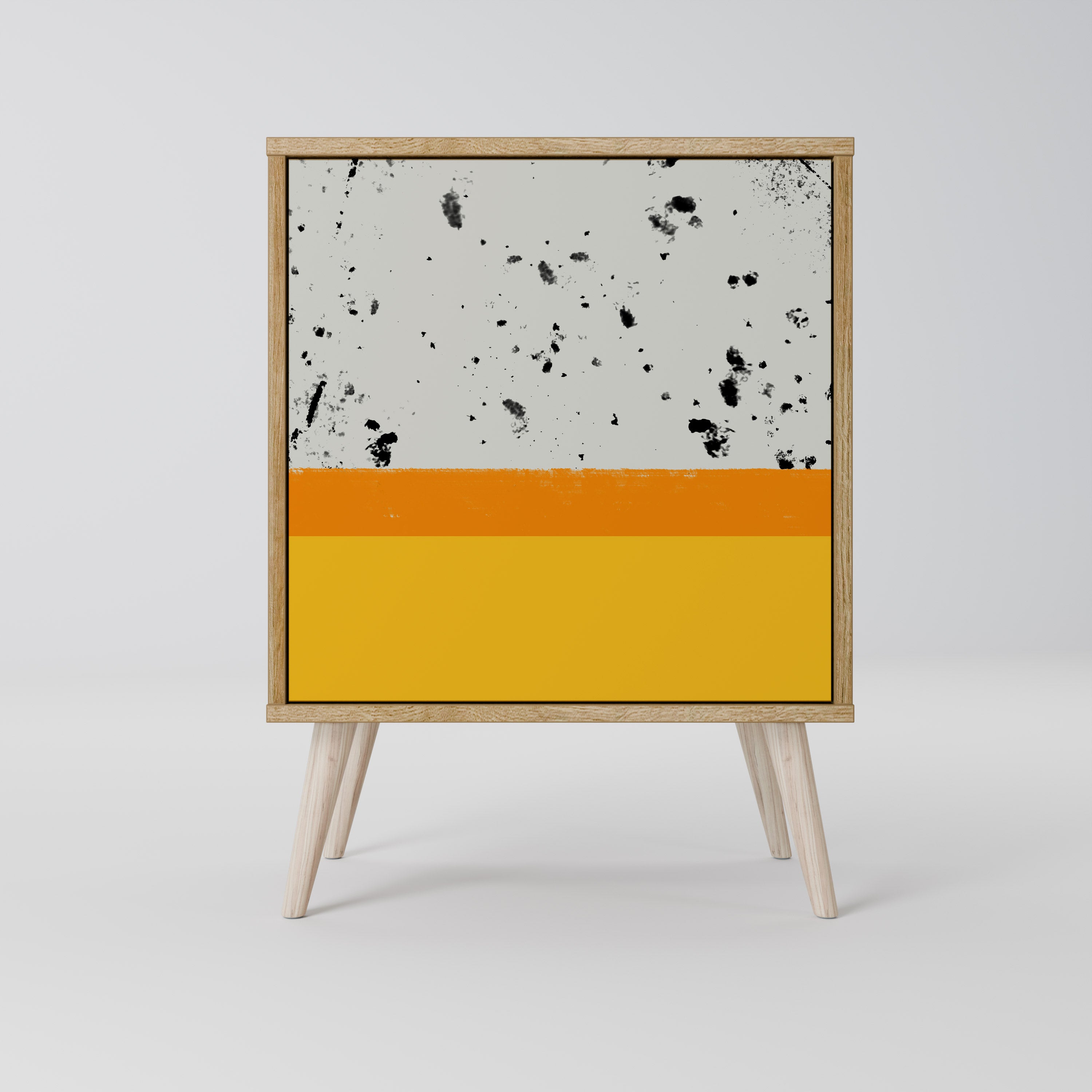 DYED BY ORANGE Komoda 1-drzwiowa korpus Dąb Riva