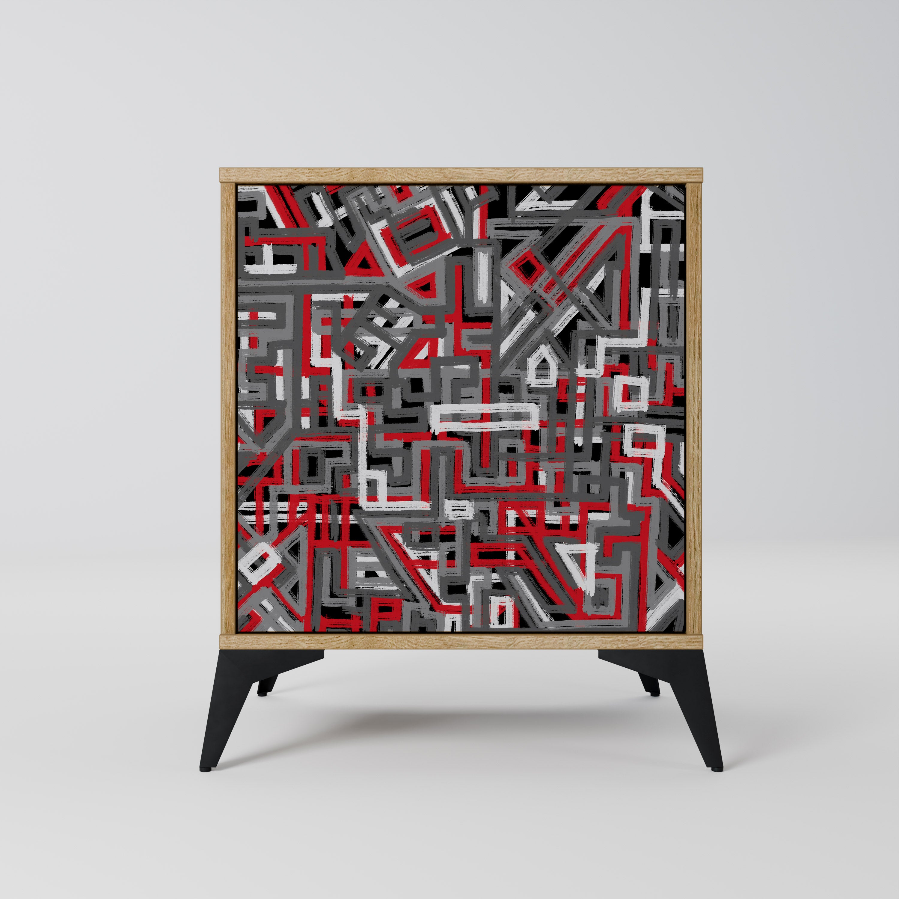 BROKEN LINES Komoda 1-drzwiowa korpus Dąb Riva