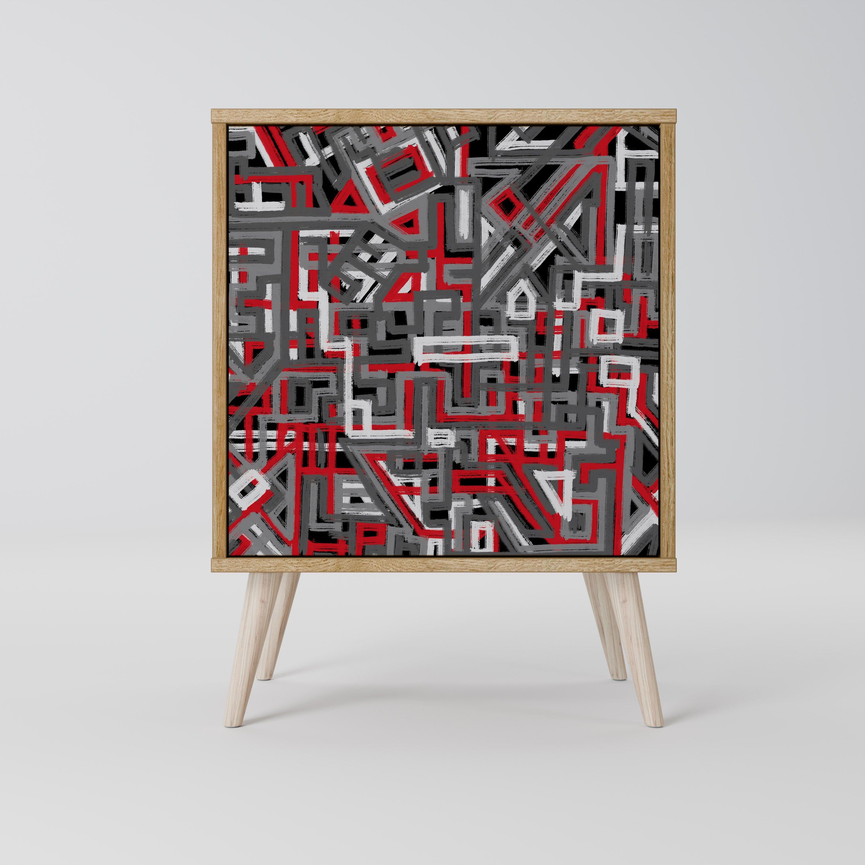 BROKEN LINES Komoda 1-drzwiowa korpus Dąb Riva