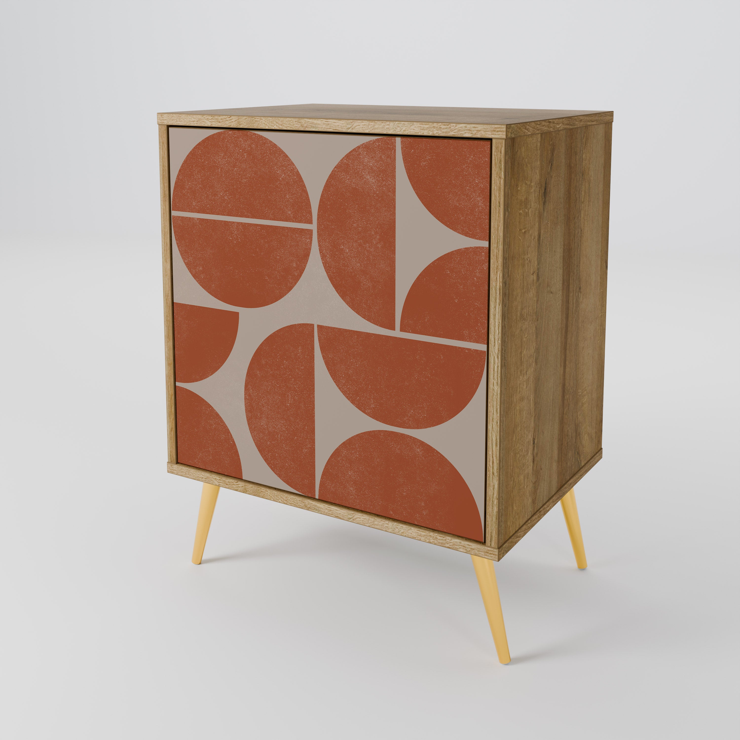 REPETITION COMPULSION Komoda 1-drzwiowa korpus Dąb Riva