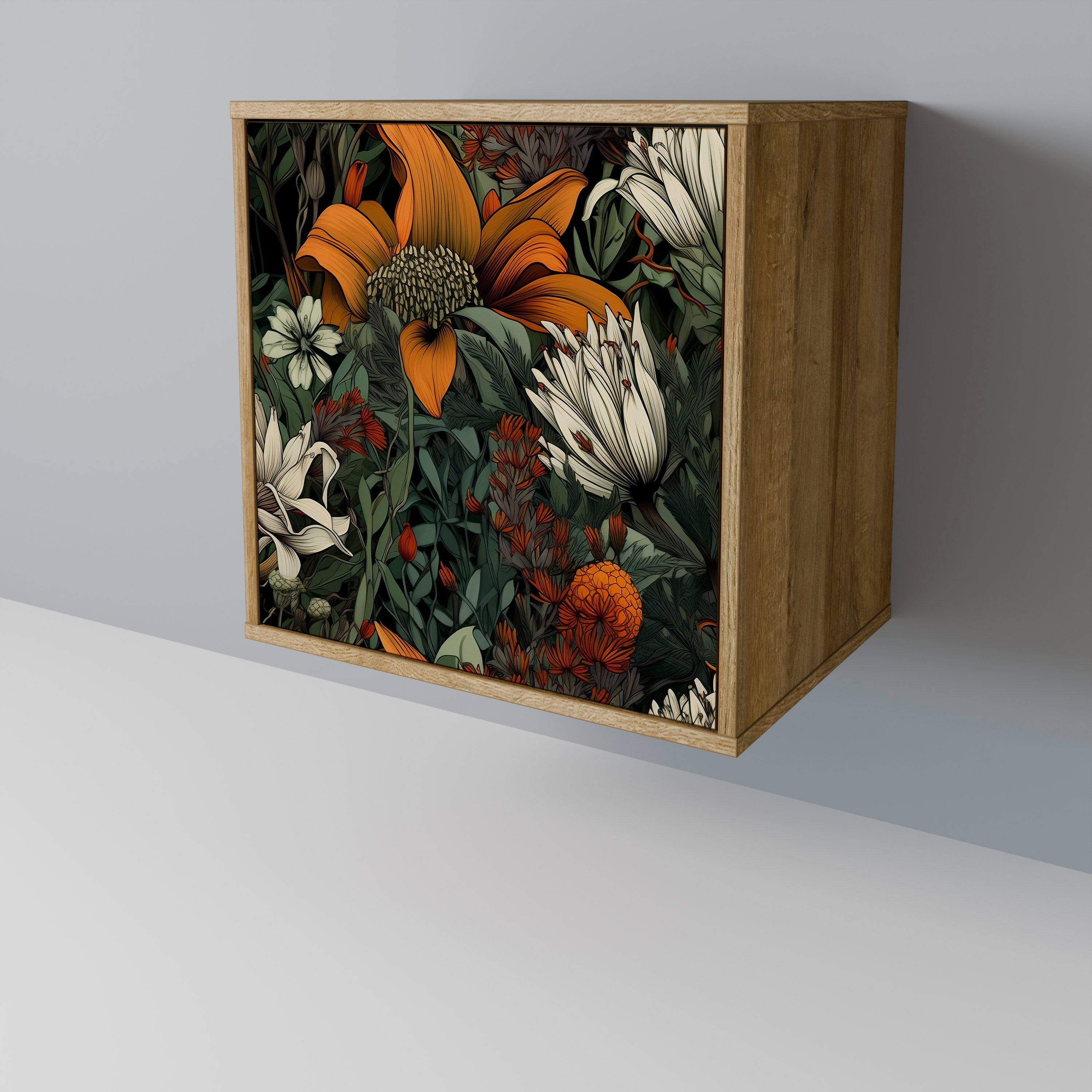 MIDNIGHT SPROUT Komoda 1-drzwiowa korpus Dąb Riva