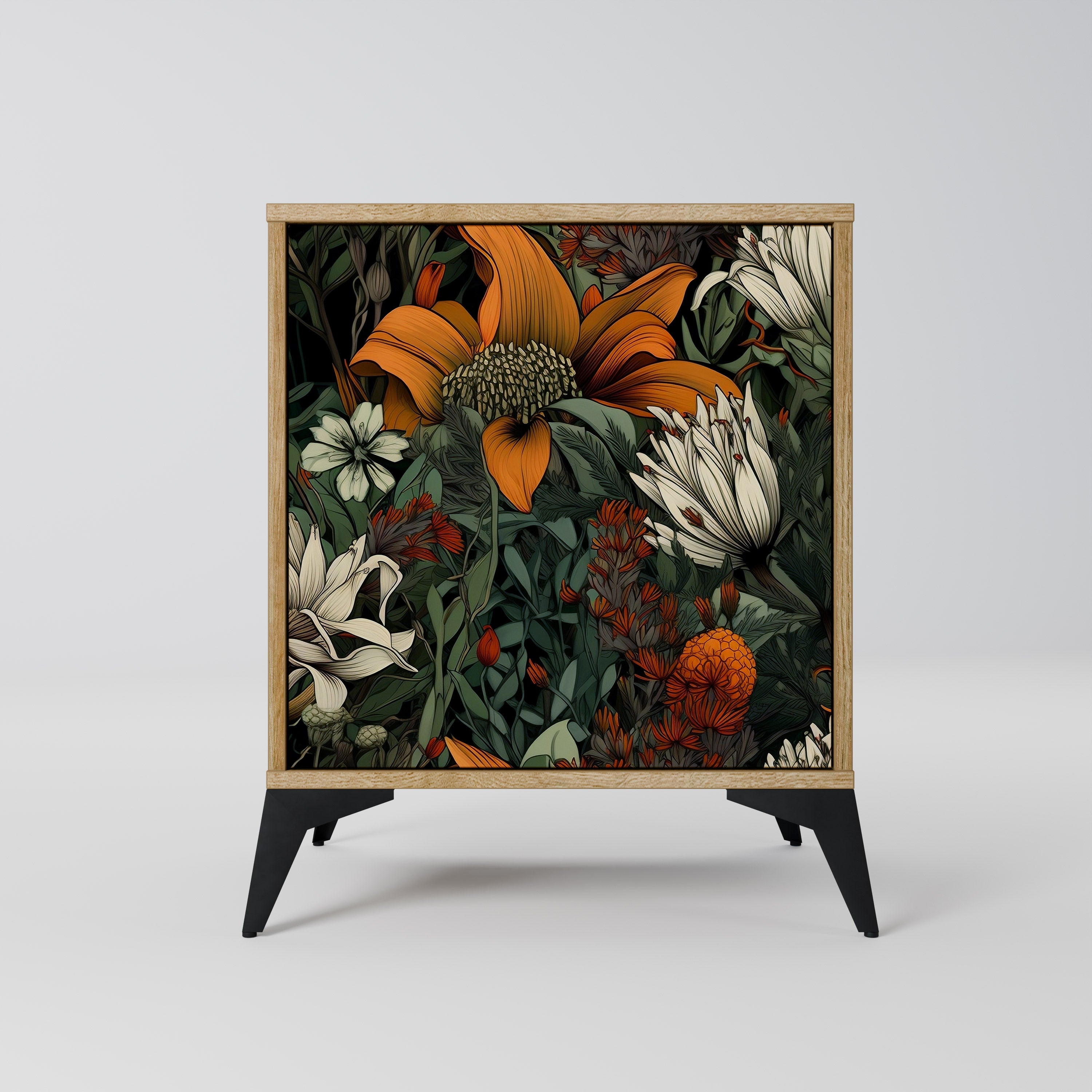 MIDNIGHT SPROUT Komoda 1-drzwiowa korpus Dąb Riva