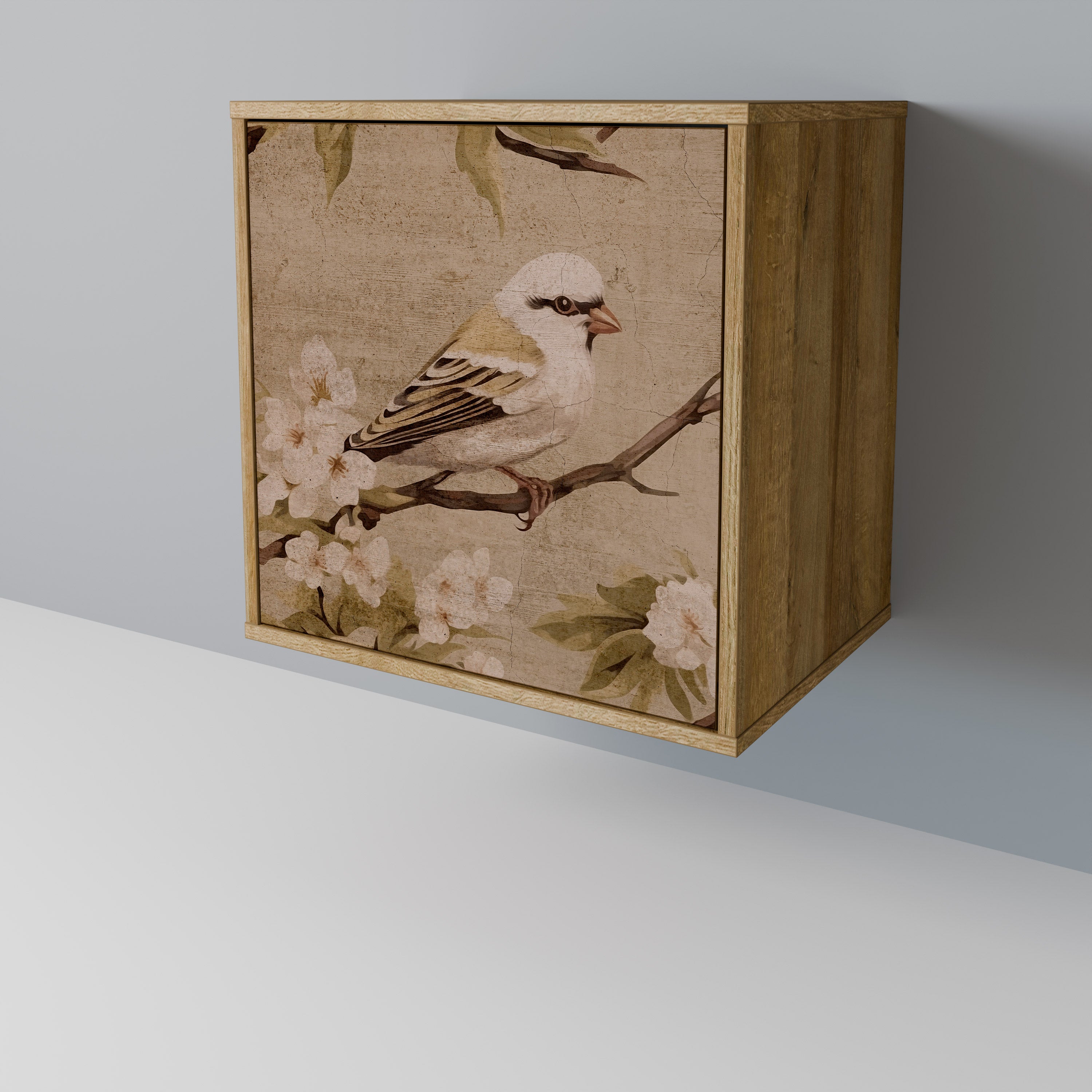 PETAL DISTINGUISH Komoda 1-drzwiowa korpus Dąb Riva