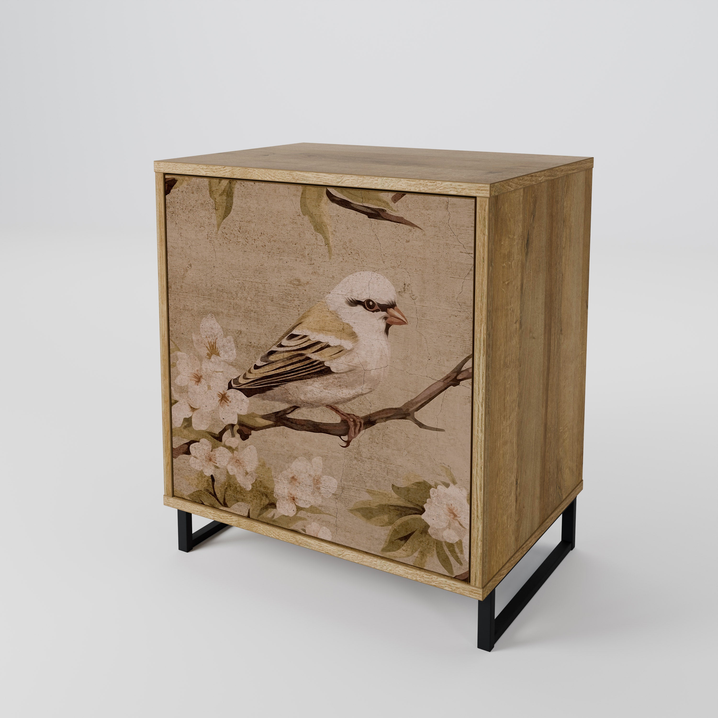 PETAL DISTINGUISH Komoda 1-drzwiowa korpus Dąb Riva