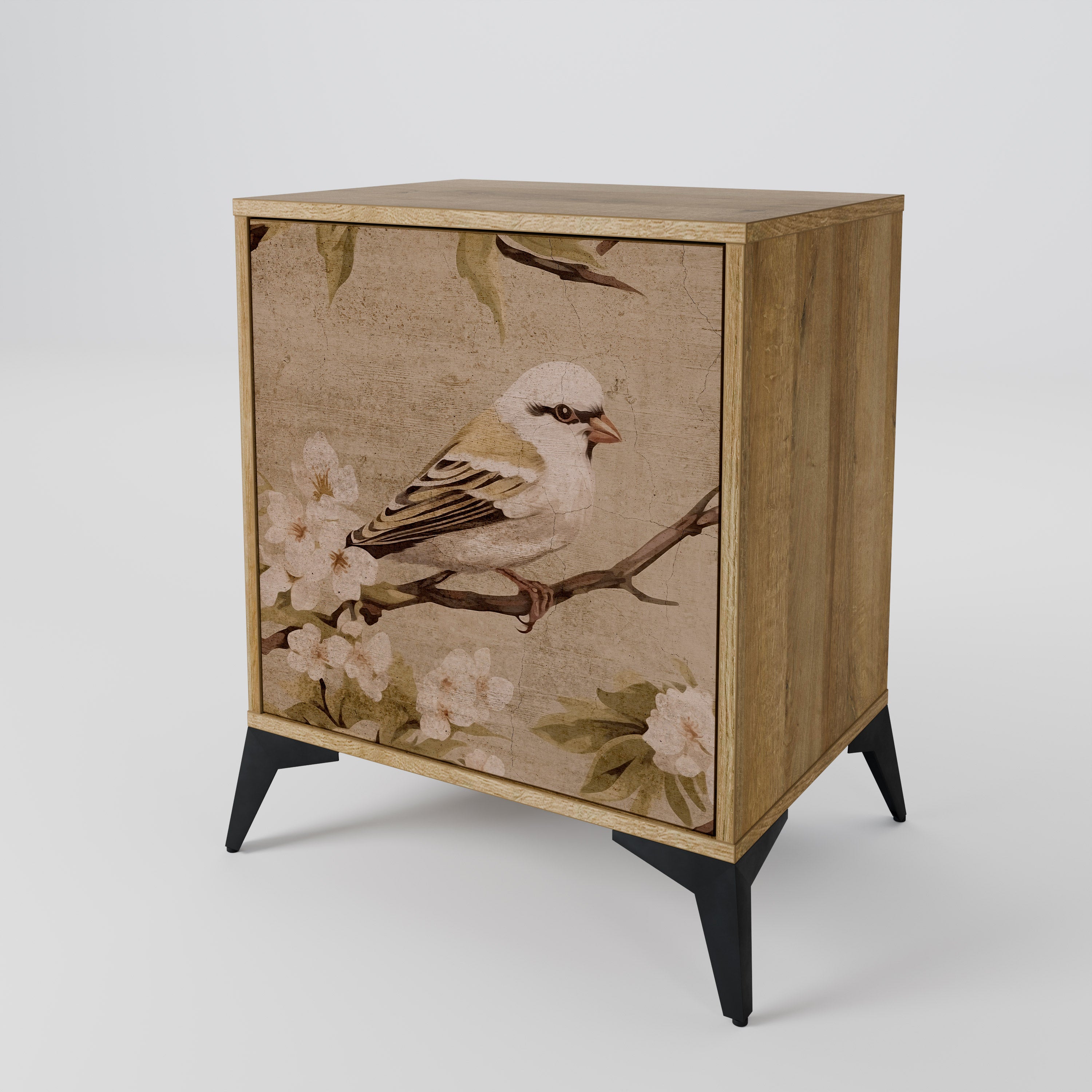 PETAL DISTINGUISH Komoda 1-drzwiowa korpus Dąb Riva