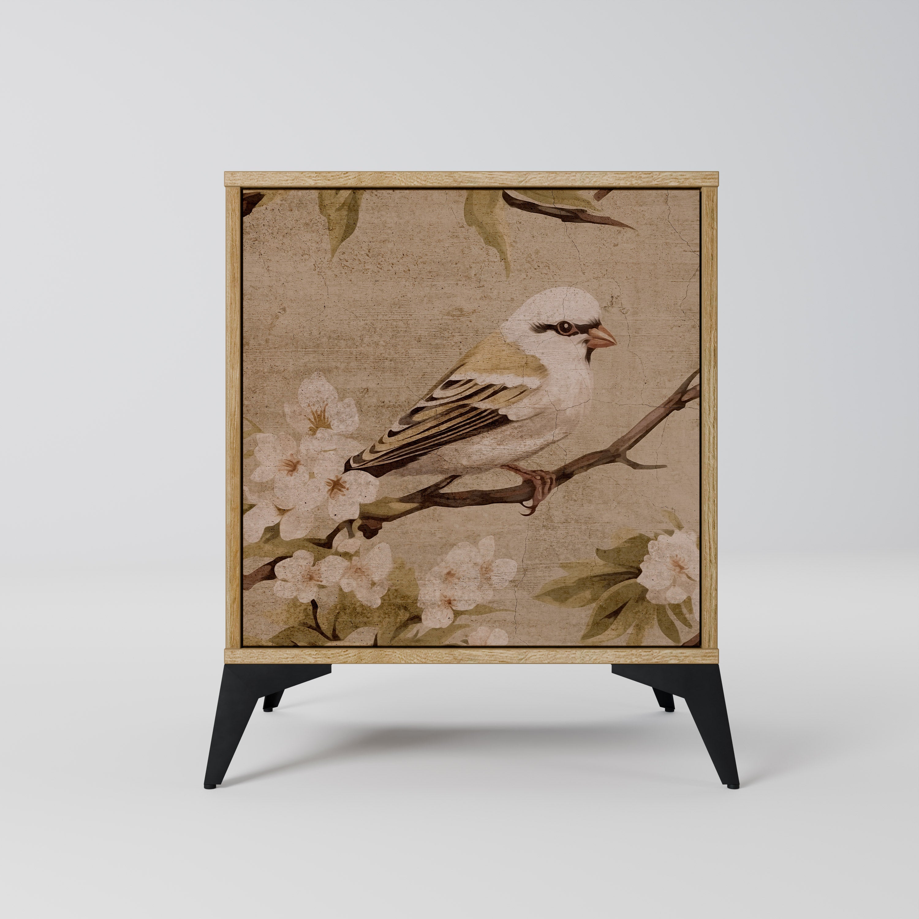 PETAL DISTINGUISH Komoda 1-drzwiowa korpus Dąb Riva