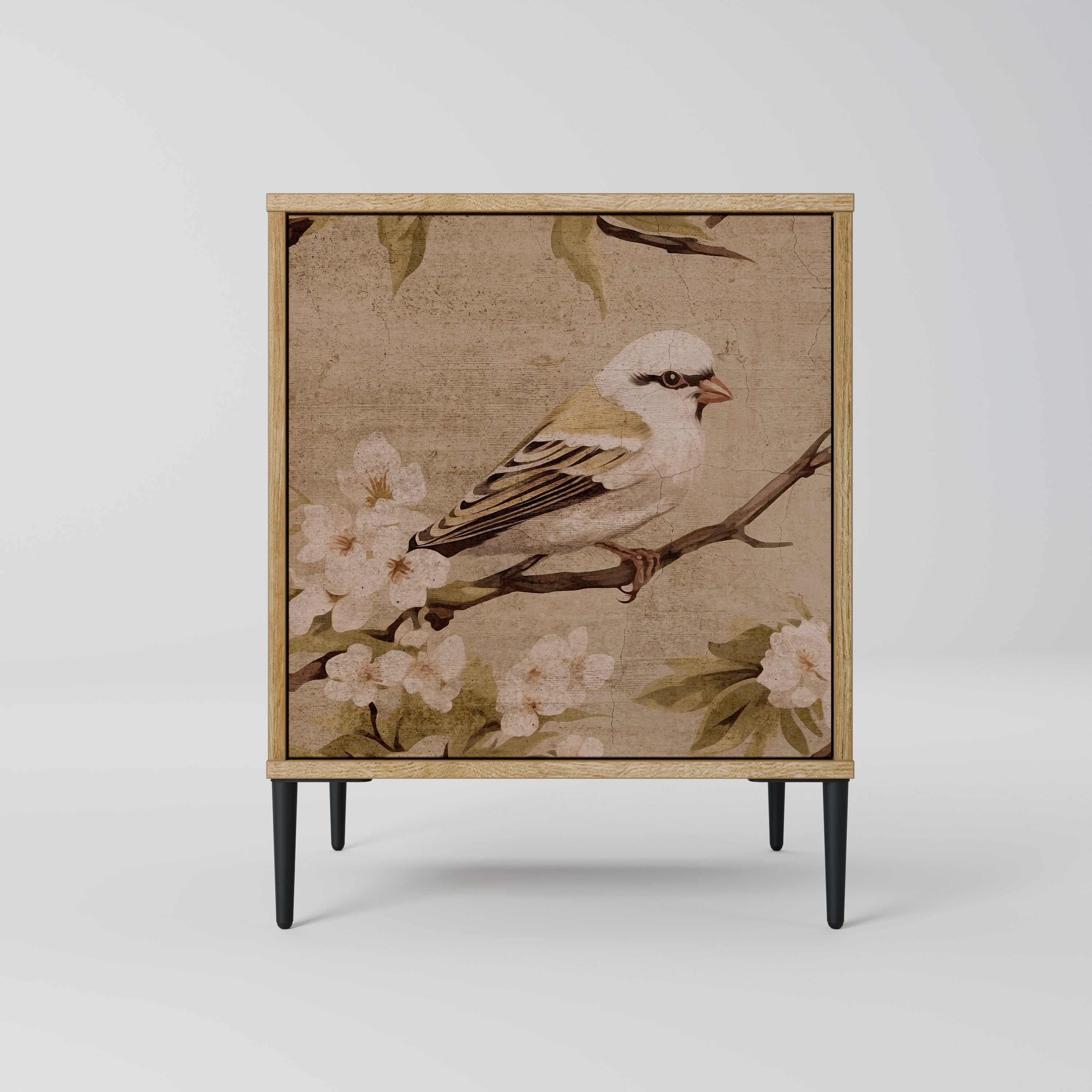 PETAL DISTINGUISH Komoda 1-drzwiowa korpus Dąb Riva