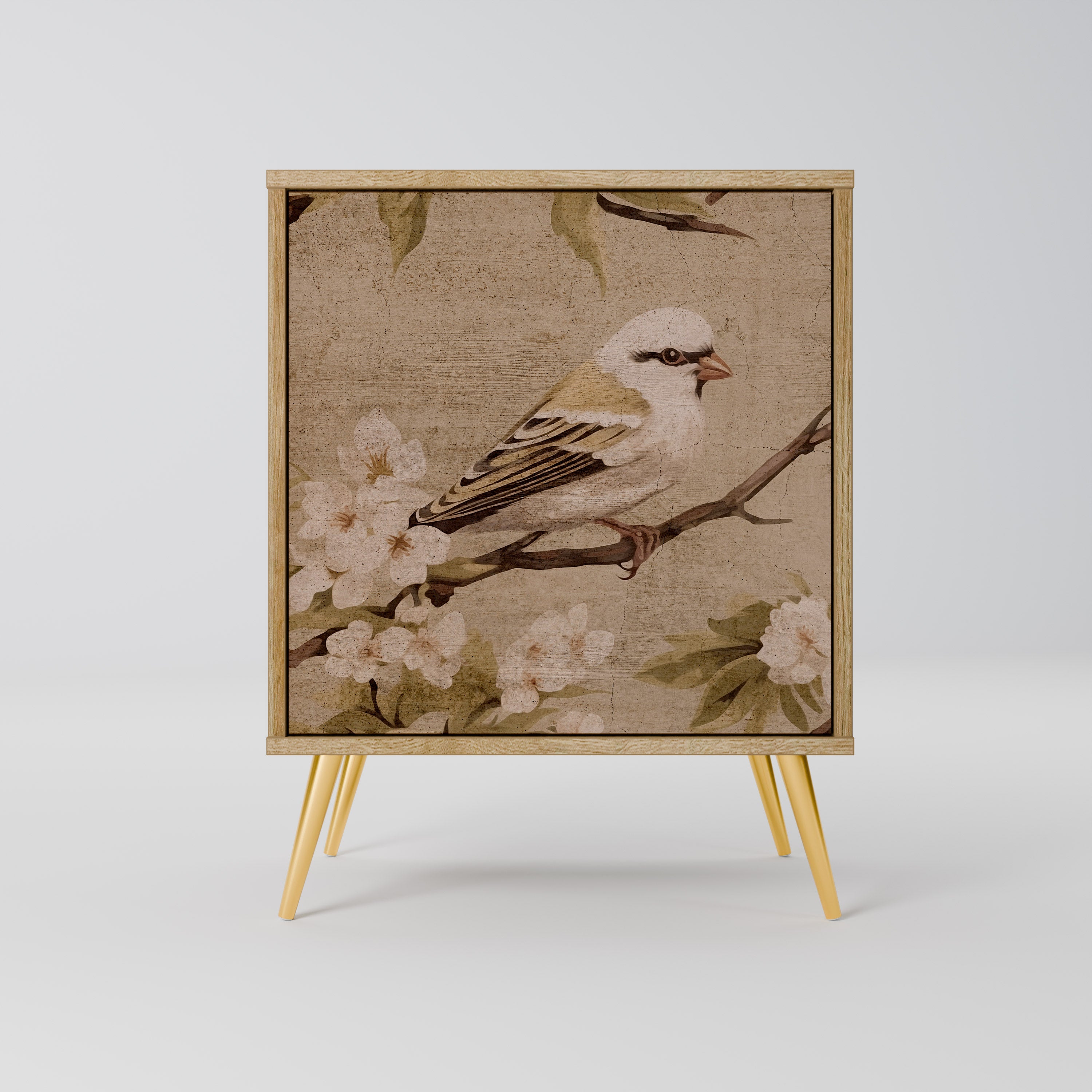 PETAL DISTINGUISH Komoda 1-drzwiowa korpus Dąb Riva