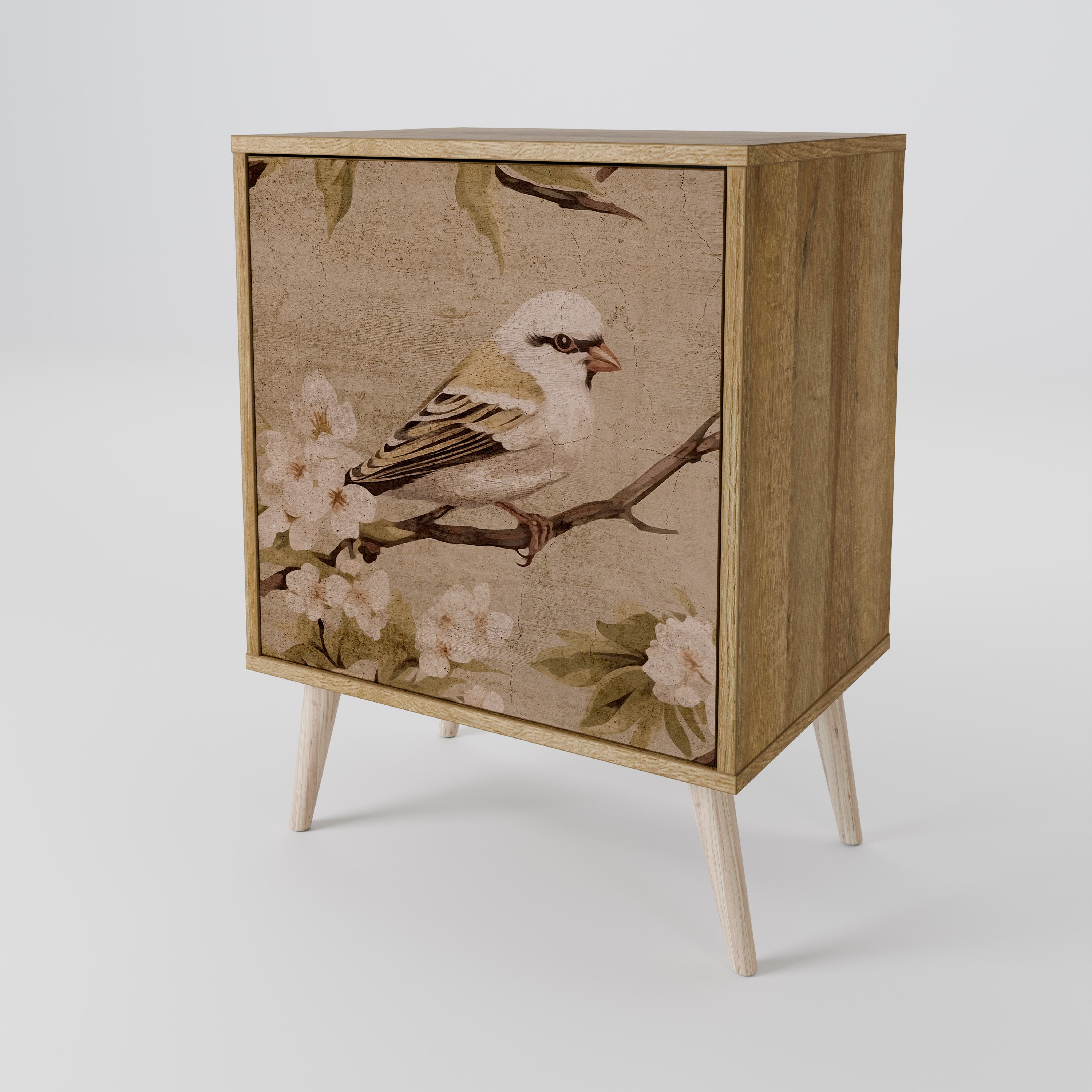 PETAL DISTINGUISH Komoda 1-drzwiowa korpus Dąb Riva