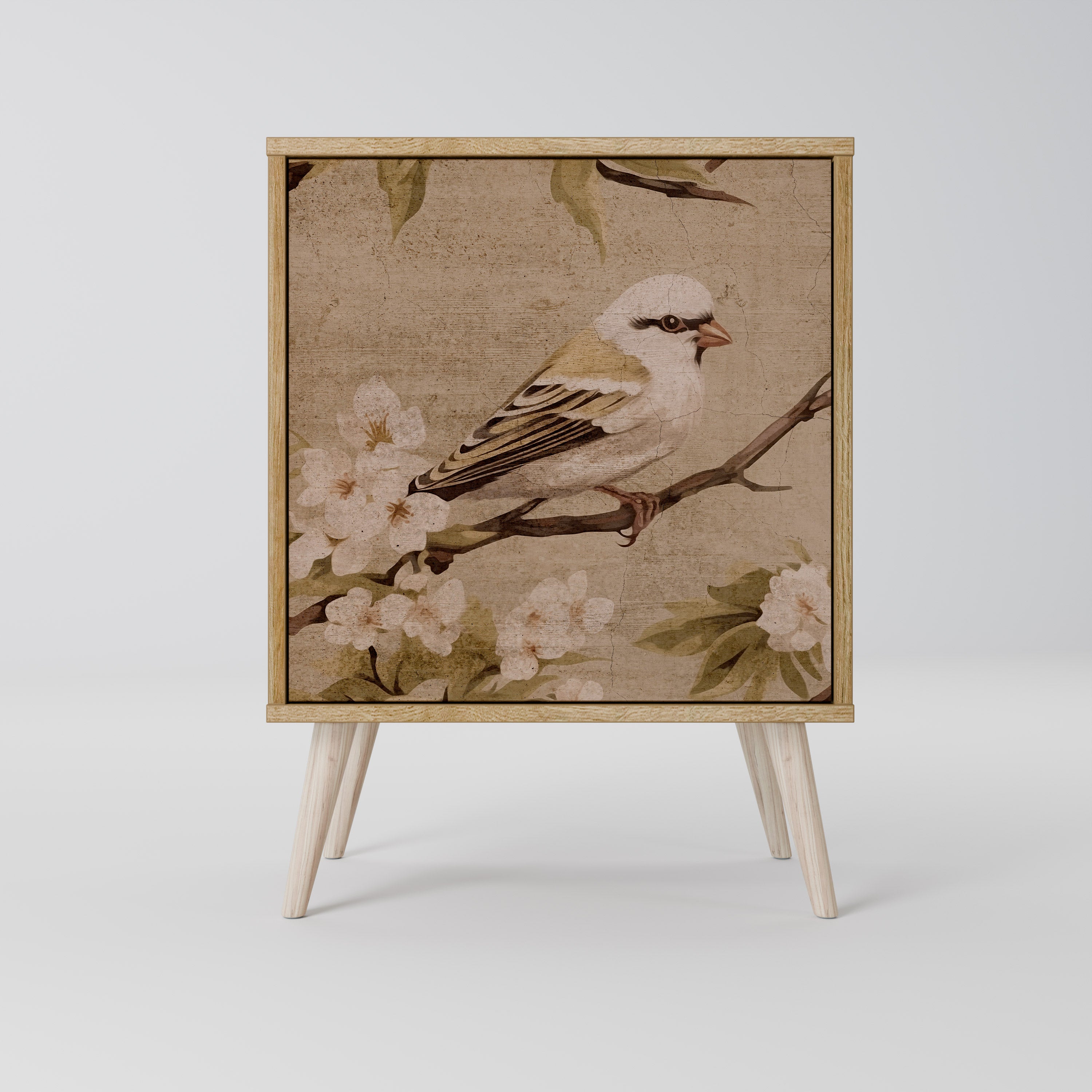 PETAL DISTINGUISH Komoda 1-drzwiowa korpus Dąb Riva