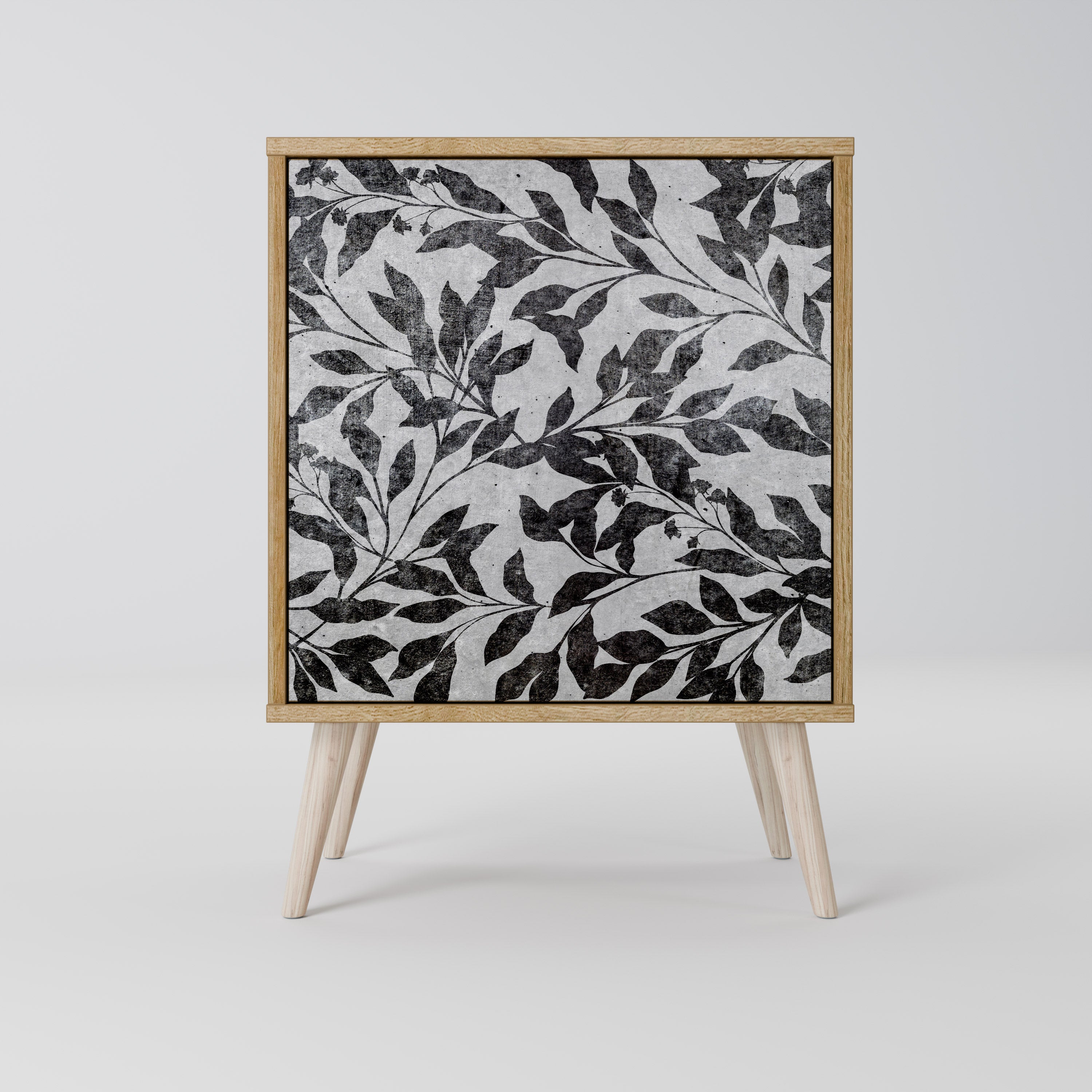 CHARCOAL SPROUT Komoda 1-drzwiowa korpus Dąb Riva