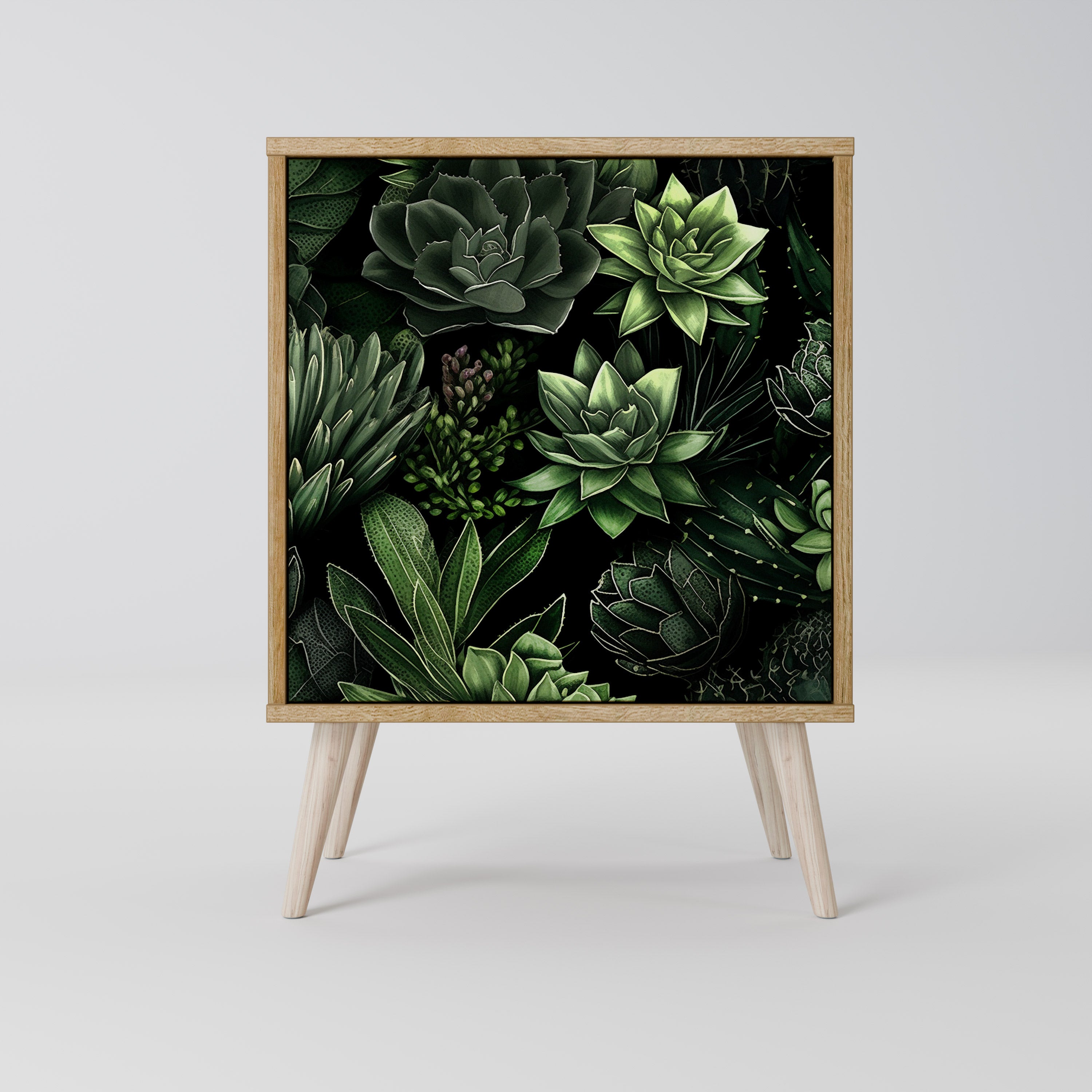 SUCCULENT JUNGLE Komoda 1-drzwiowa korpus Dąb Riva