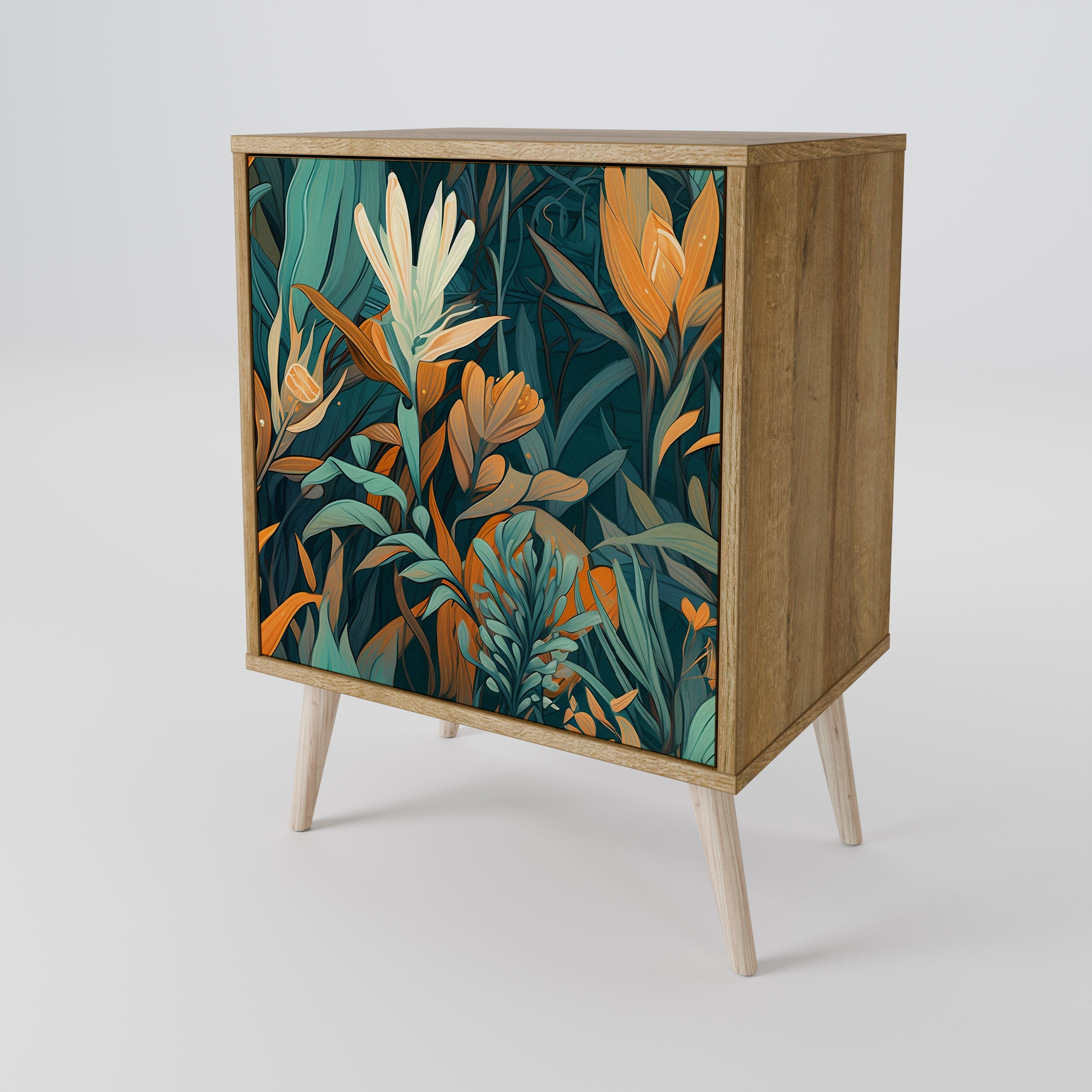 FLORAL SERENITY Komoda 1-drzwiowa korpus Dąb Riva