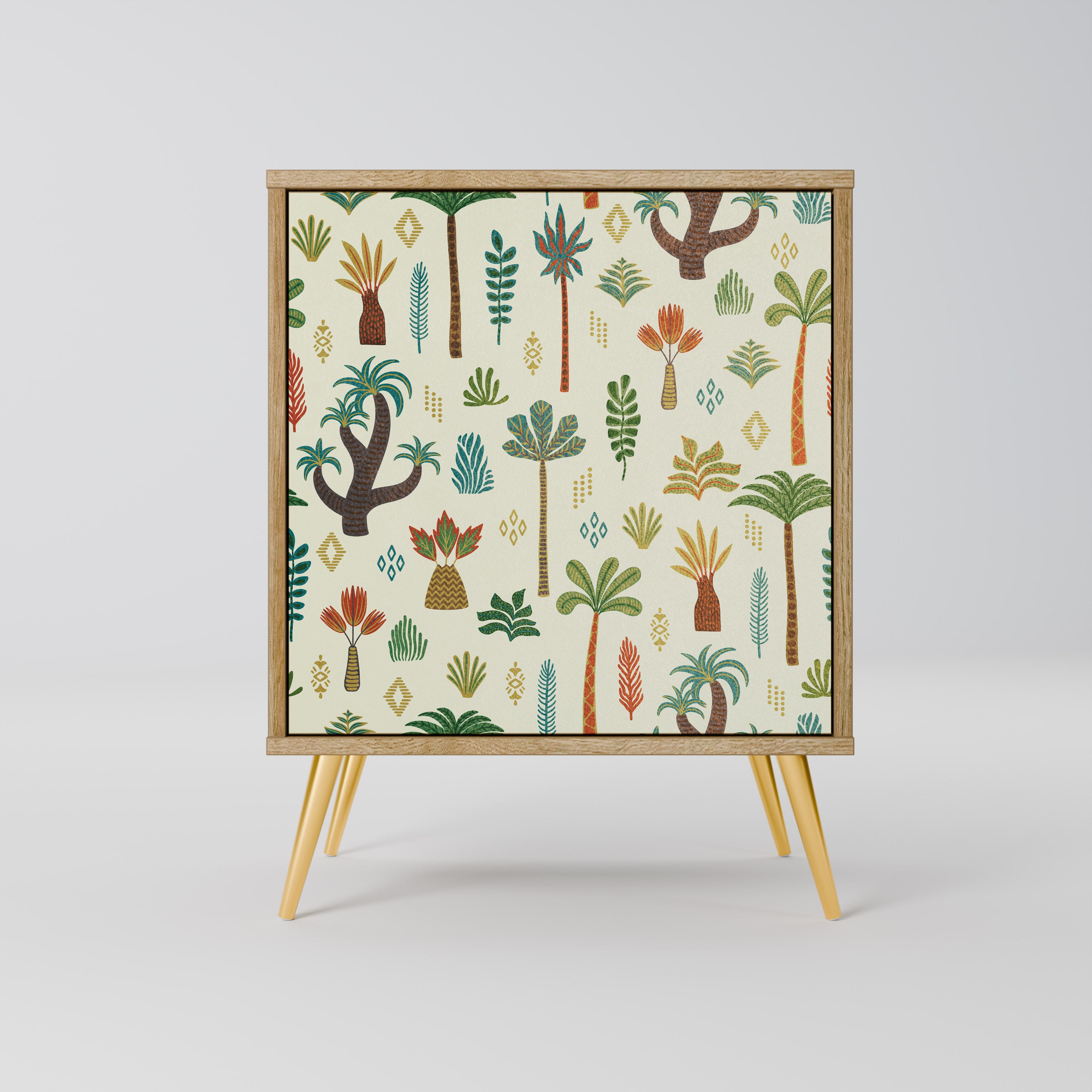 PALM SPRING Komoda 1-drzwiowa korpus Dąb Riva