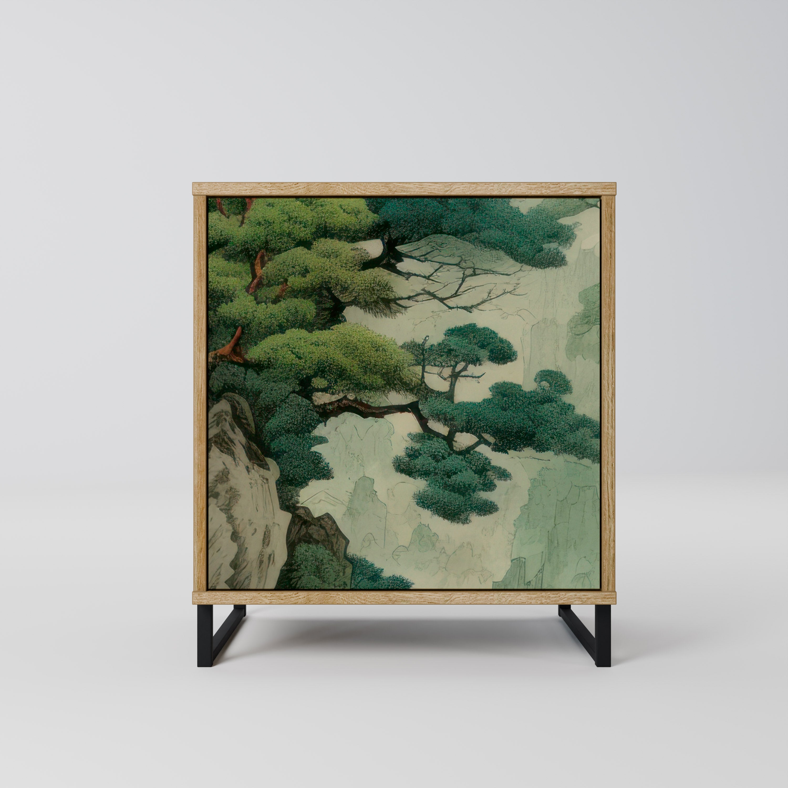 VERDURE ABYSS Komoda 1-drzwiowa korpus Dąb Riva