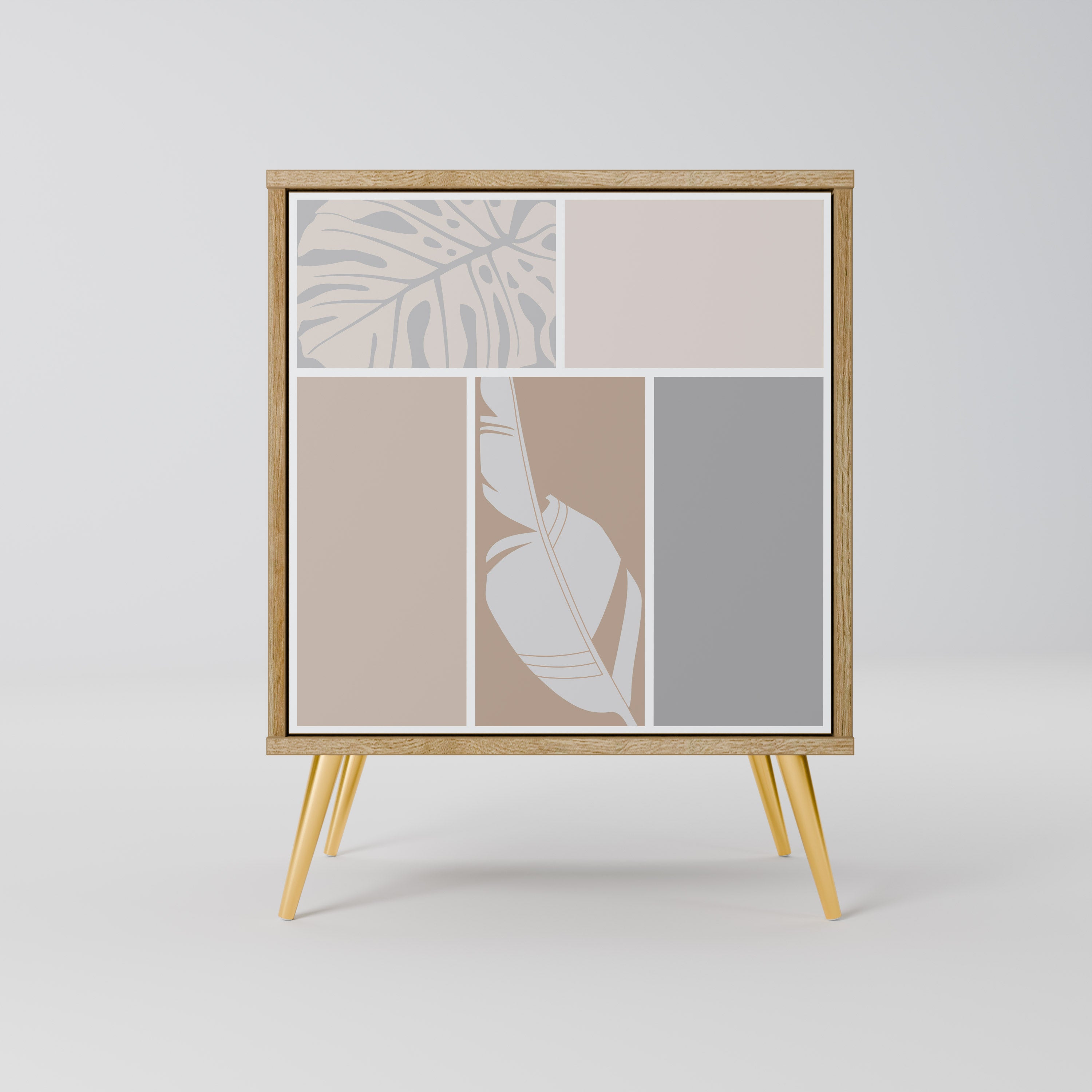 TROPICAL SHAPES Komoda 1-drzwiowa korpus Dąb Riva