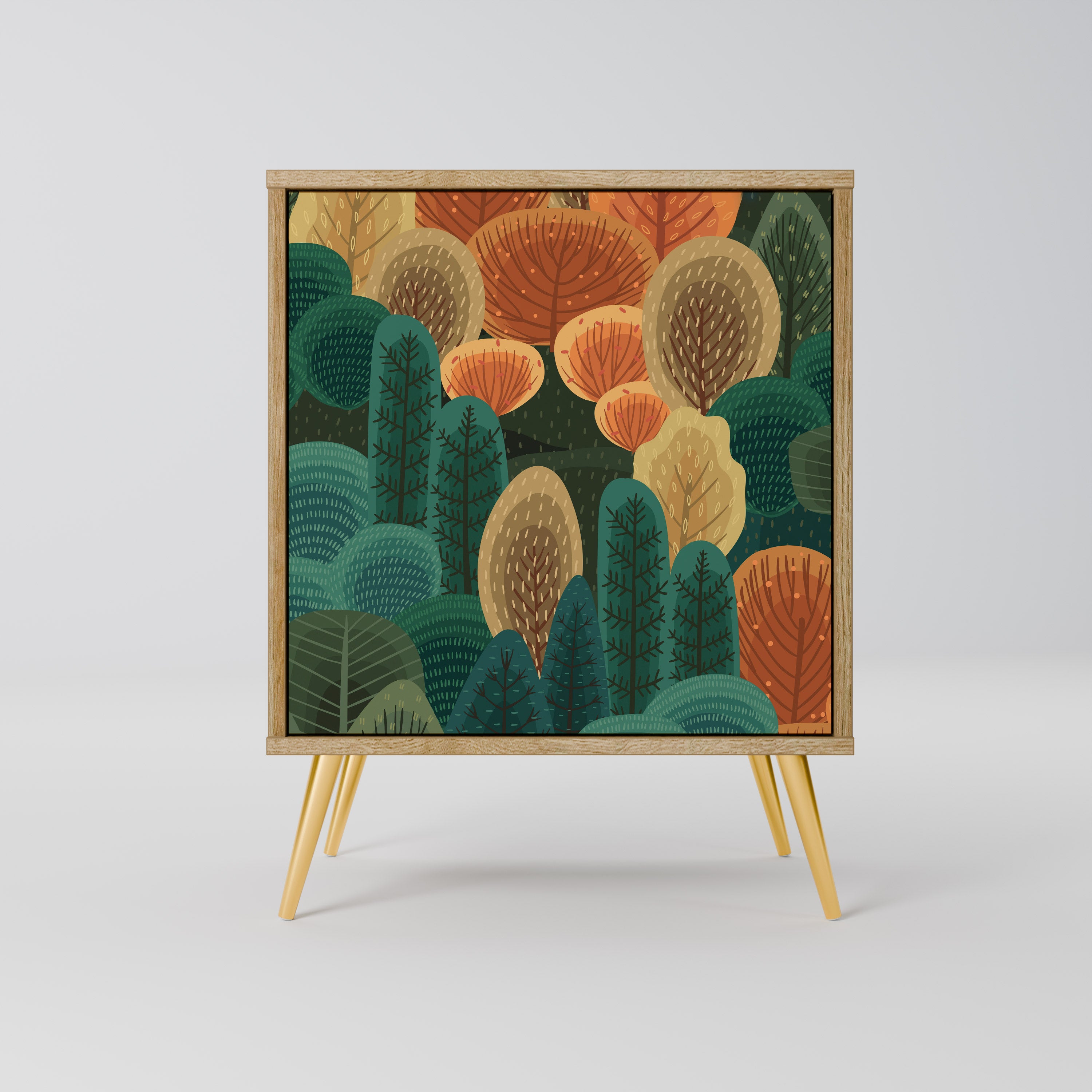 AUTUMN KALEIDOSCOPE Komoda 1-drzwiowa korpus Dąb Riva