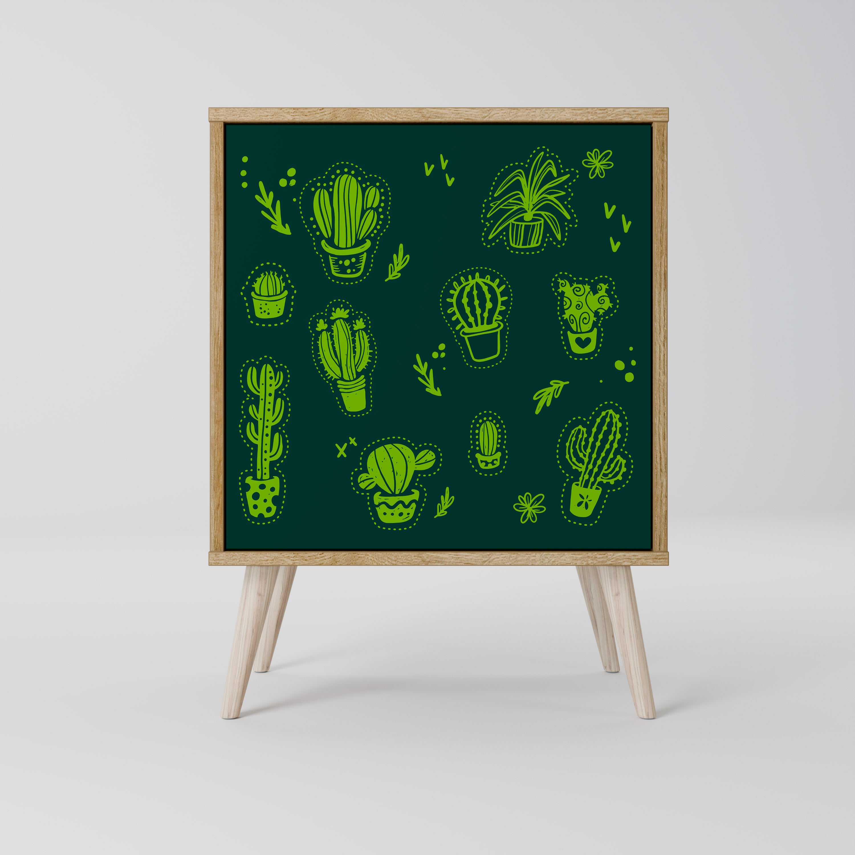 DESERT GREEN Komoda 1-drzwiowa korpus Dąb Riva