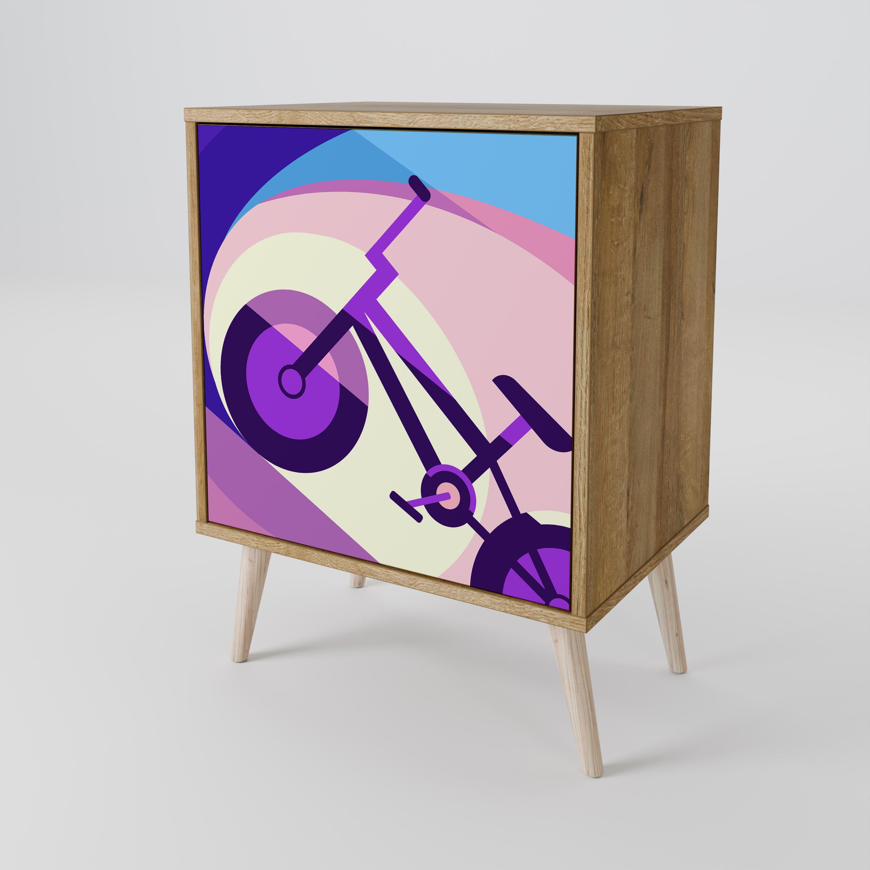 BIKE DREAMS Komoda 1-drzwiowa korpus Dąb Riva