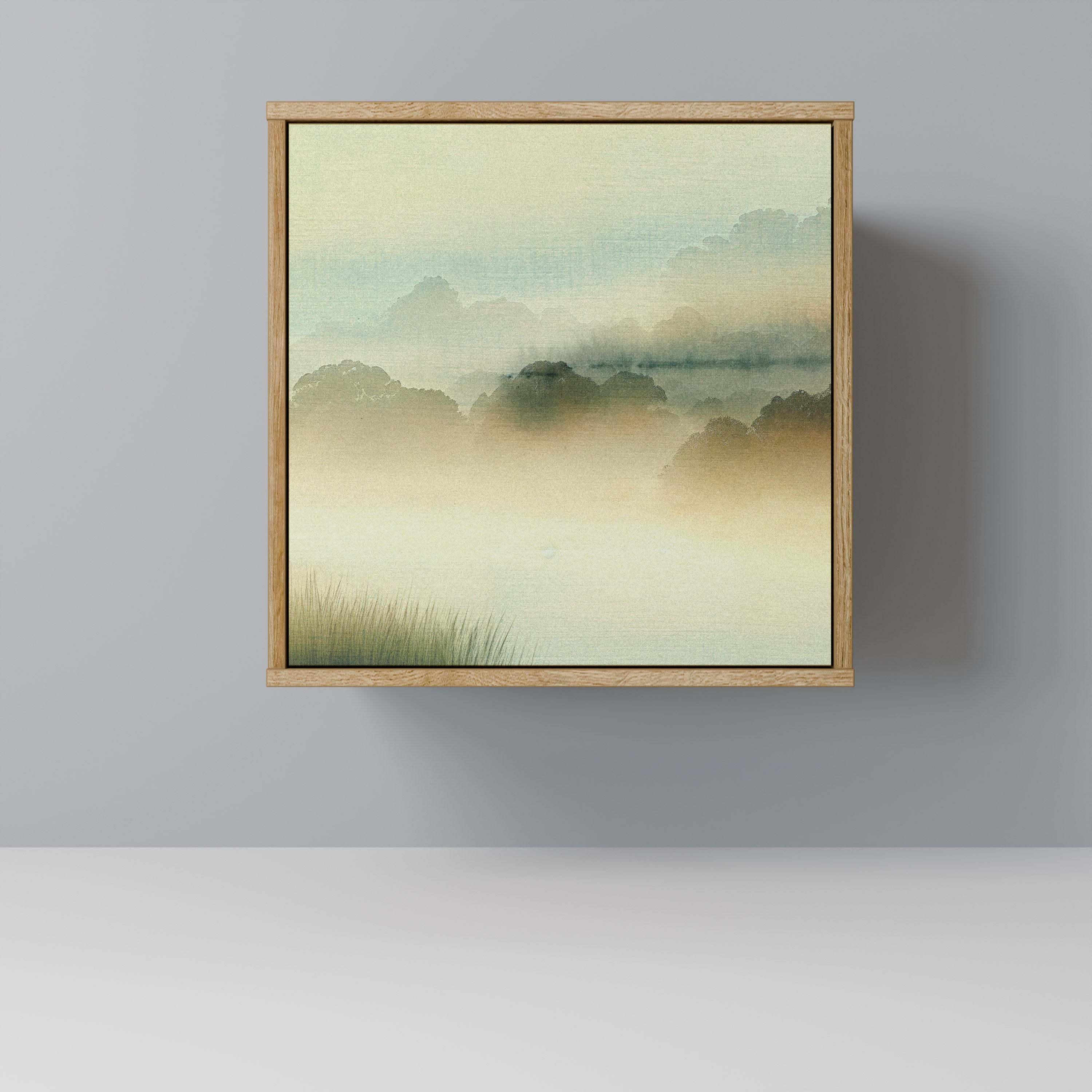 MORNING BY THE LAKE Komoda 1-drzwiowa korpus Dąb Riva