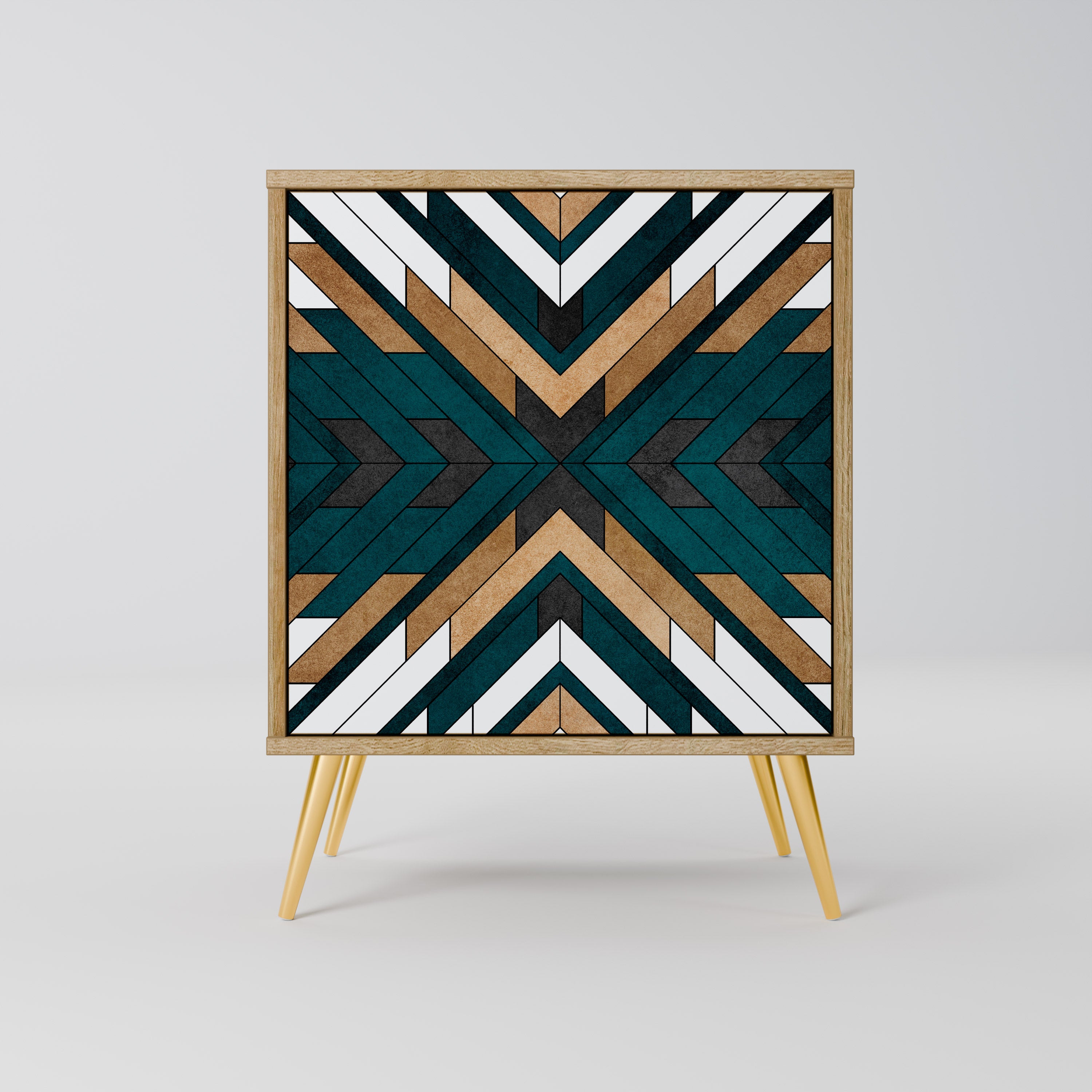 ARTISTIC GEOMETRY Komoda 1-drzwiowa korpus Dąb Riva