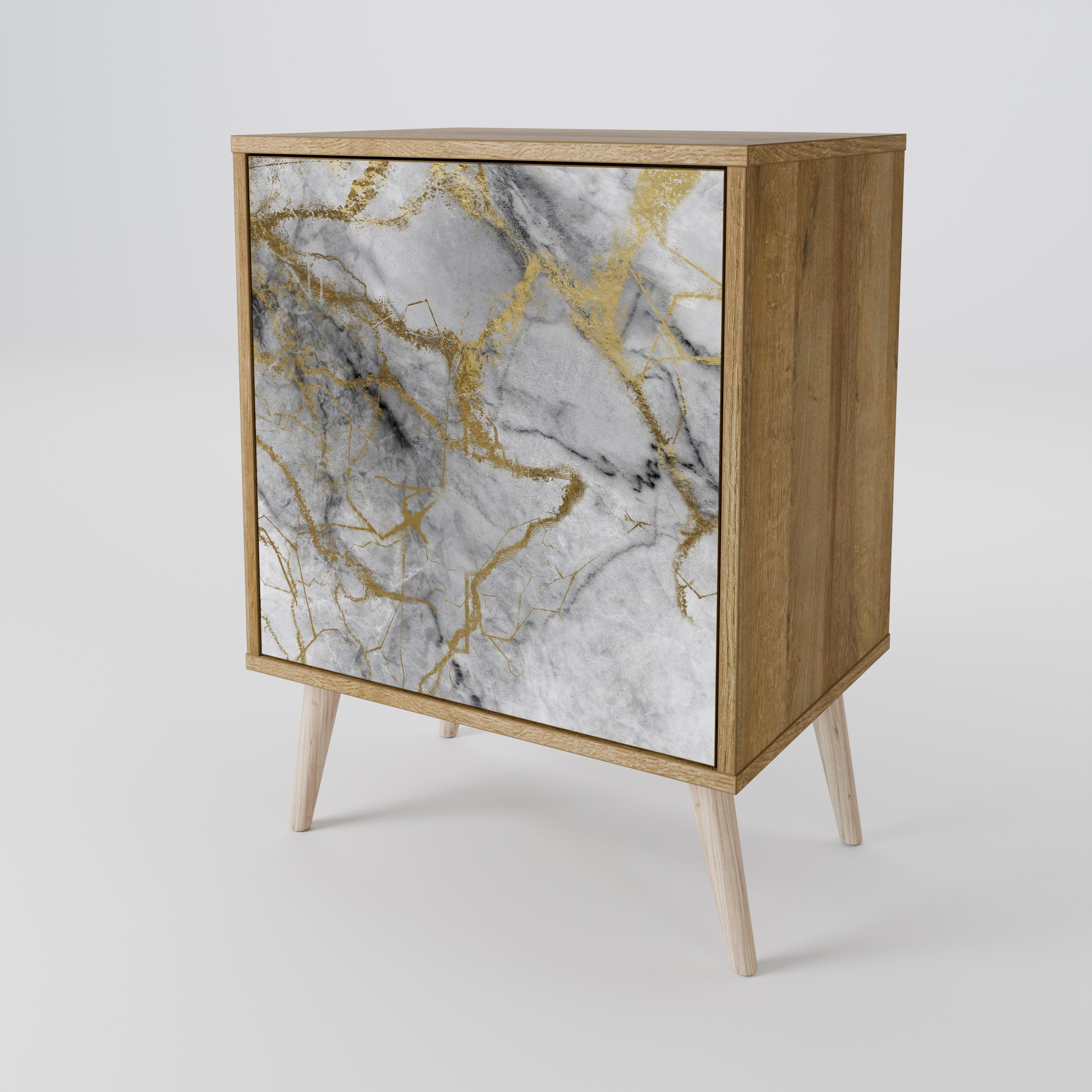 TIMELESS GLIDE Komoda 1-drzwiowa korpus Dąb Riva