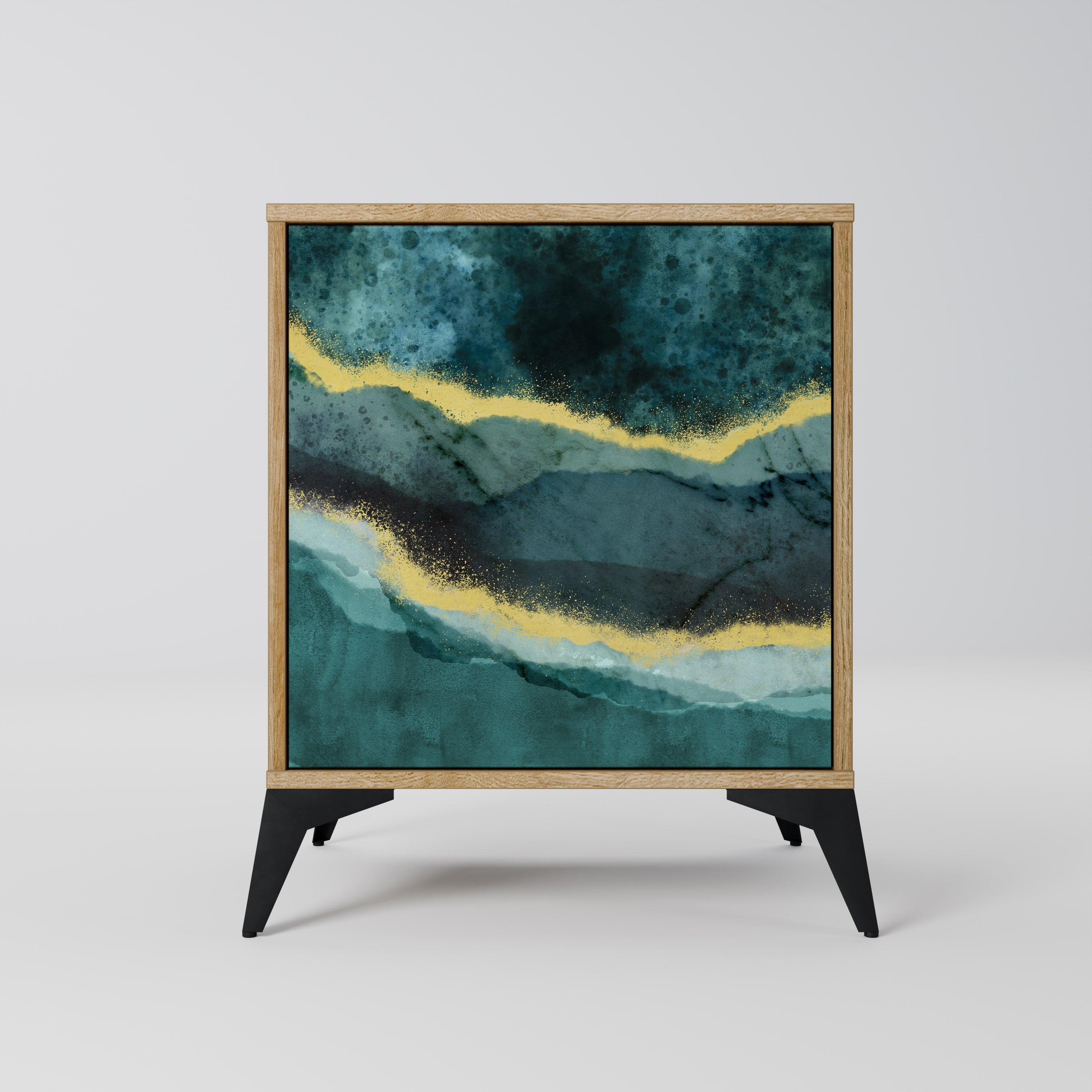 GOLDRUSH ODYSSEY Komoda 1-drzwiowa korpus Dąb Riva