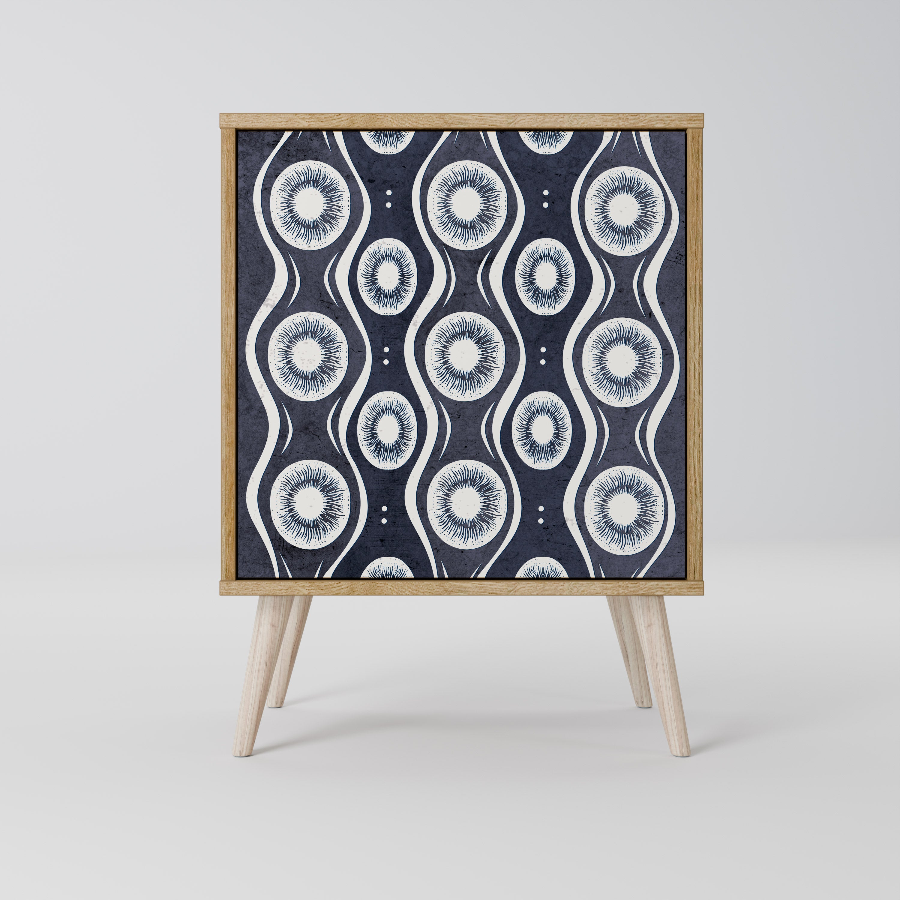 GRAPHITE EYES Komoda 1-drzwiowa korpus Dąb Riva