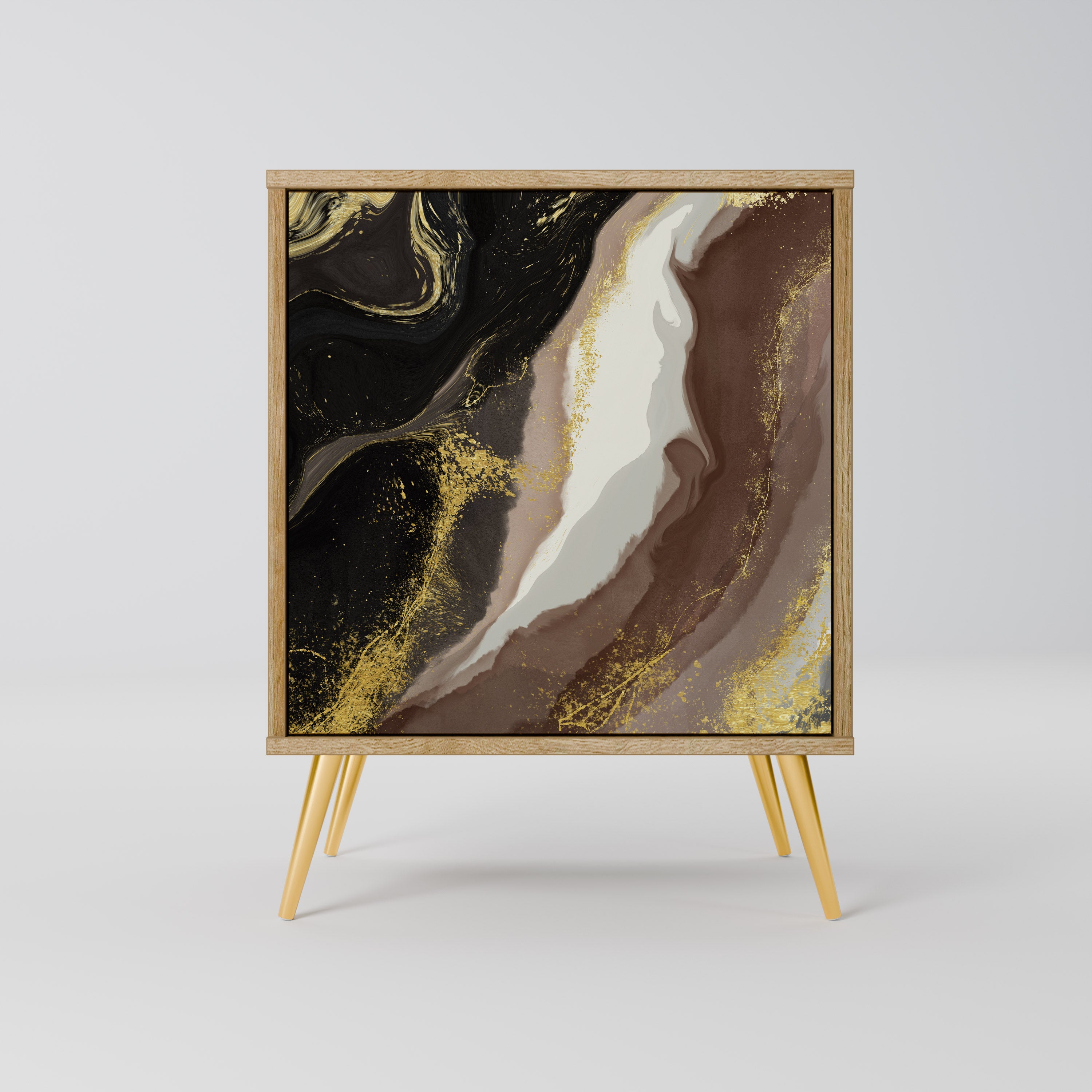 GOLD DUST Komoda 1-drzwiowa korpus Dąb Riva