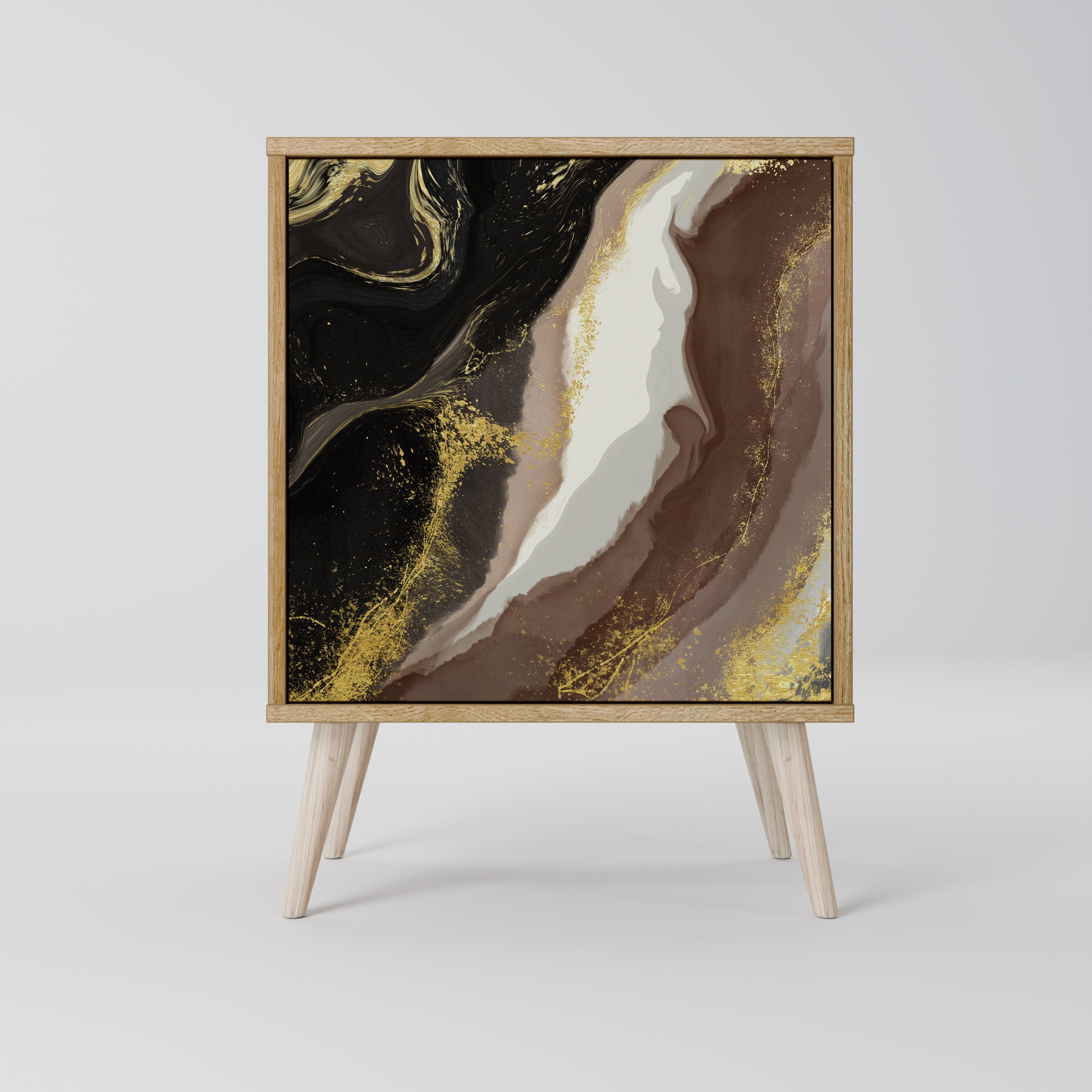 GOLD DUST Komoda 1-drzwiowa korpus Dąb Riva