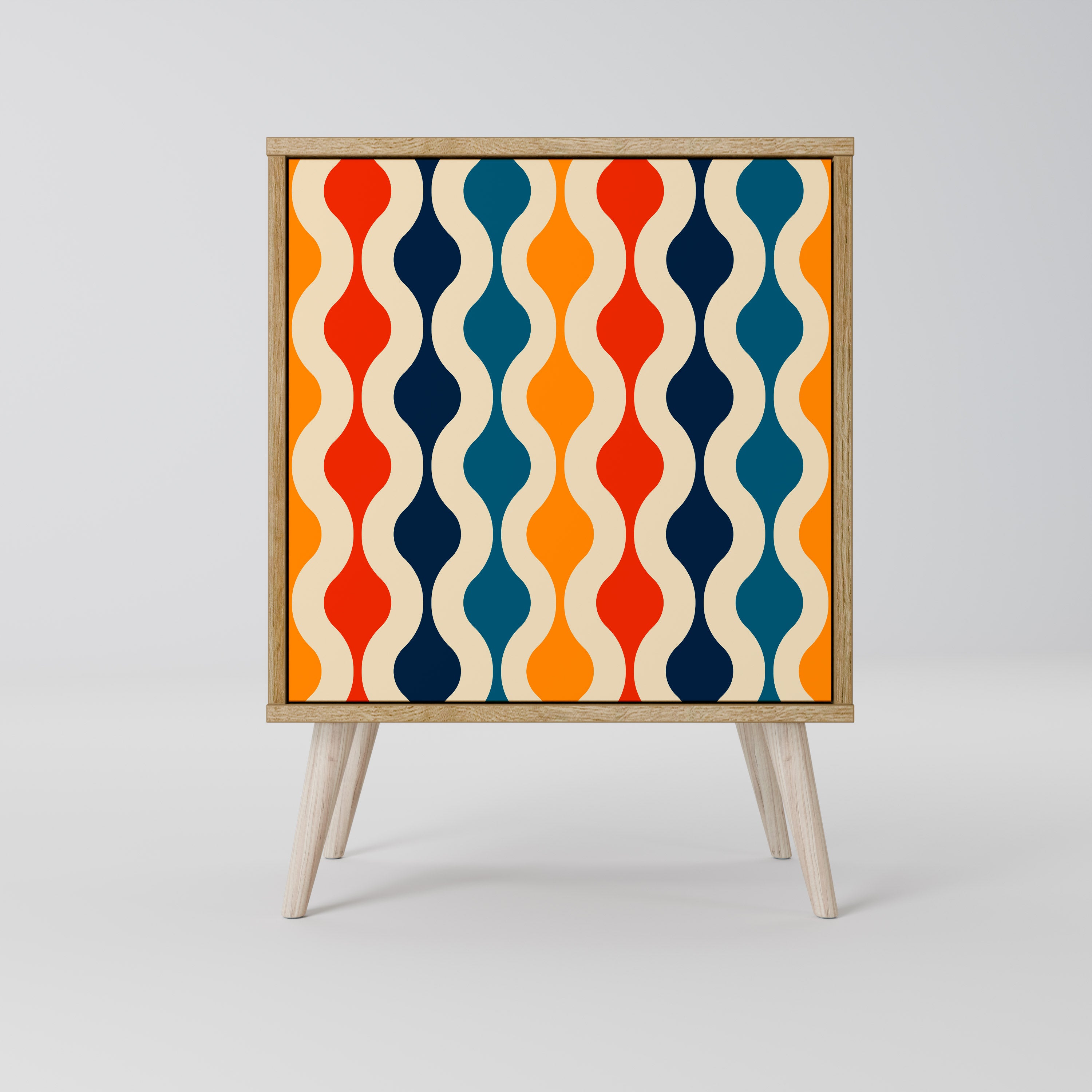 COLORFUL NOSTALGIA Komoda 1-drzwiowa korpus Dąb Riva
